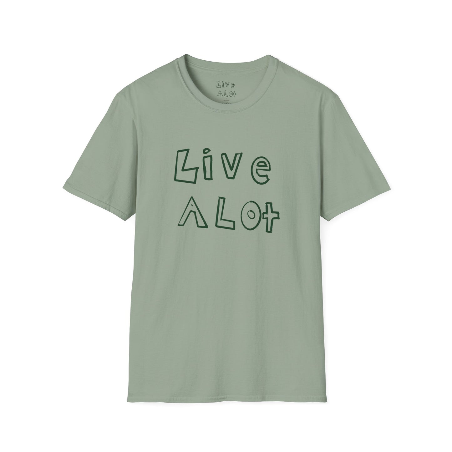 Live A Lot - Soft-Style Tee (Multiple Color Options)
