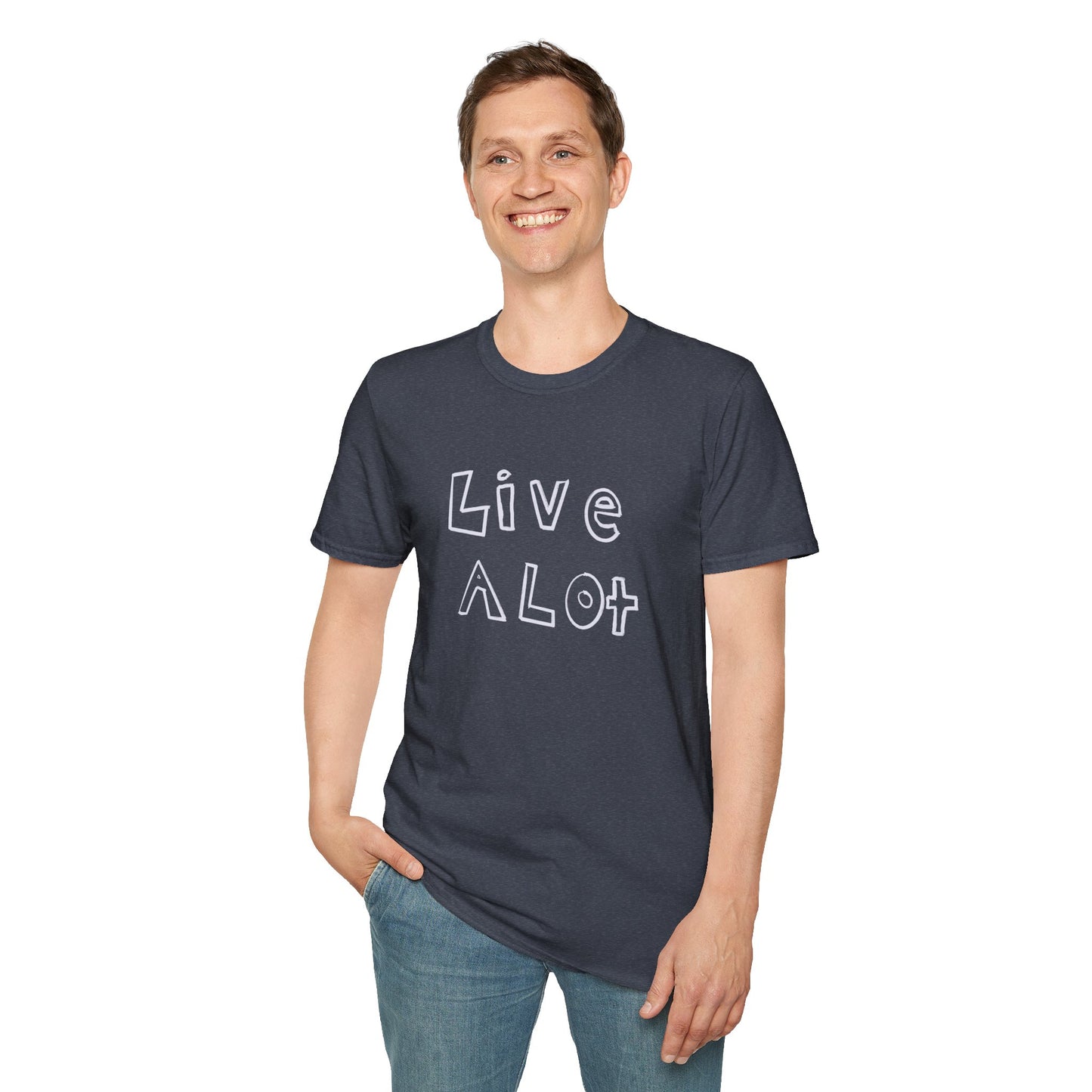 Live A Lot - Soft-Style Tee (Multiple Color Options)