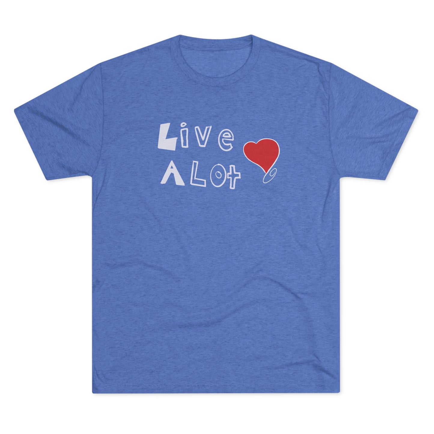 Live A Lot Tee — Heart Design / LA Edition (Multiple Color Options)