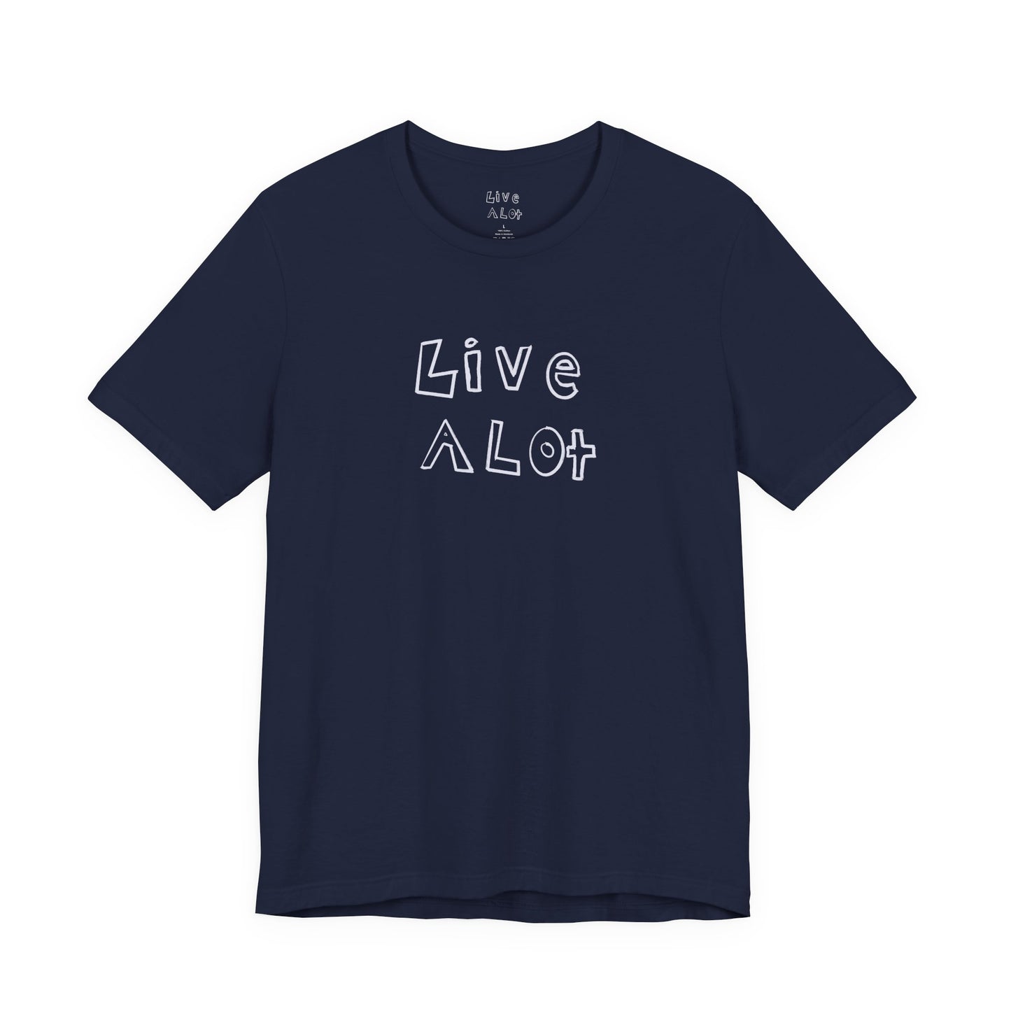 Live A Lot - Classic Jersey Tee (Multiple Color Options)
