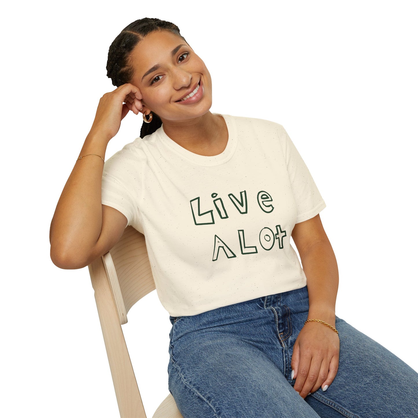 Live A Lot - Soft-Style Tee (Multiple Color Options)