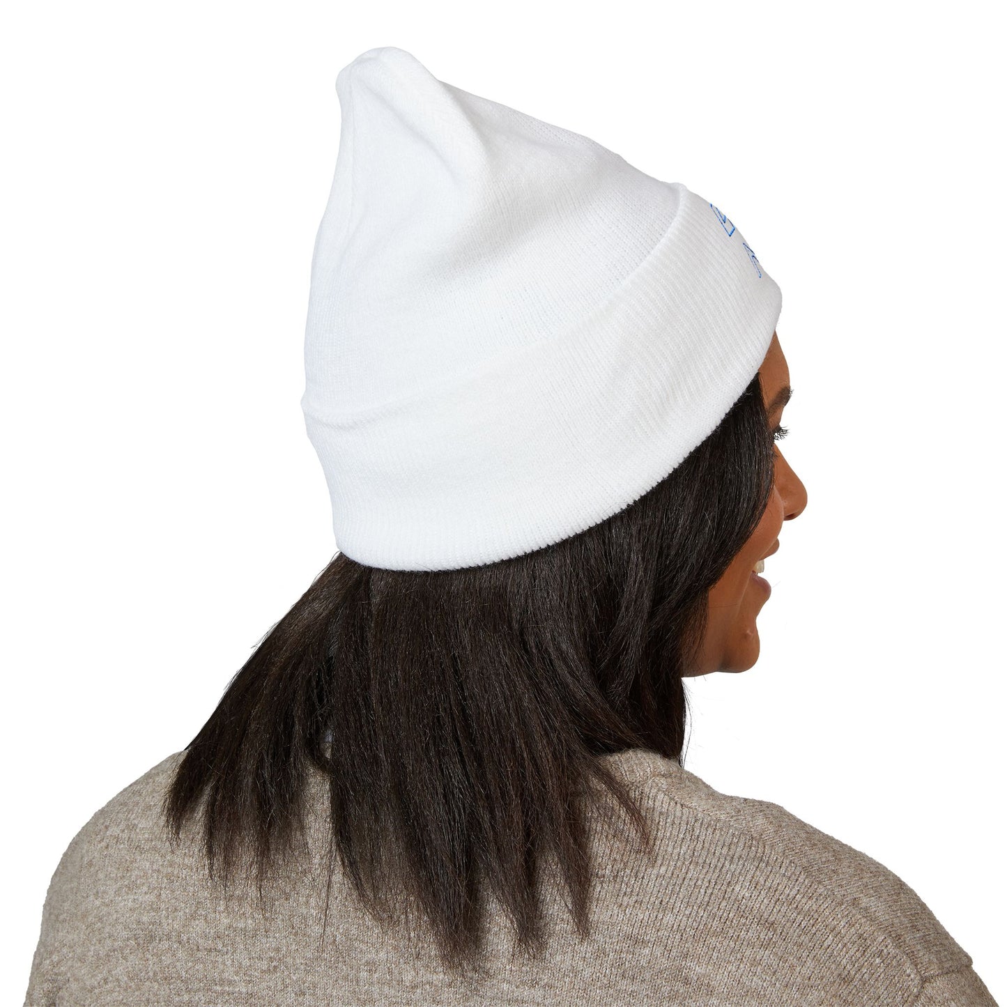 LIVE A LOT - Embroidered Beanie – Aqua/Teal (various color options)