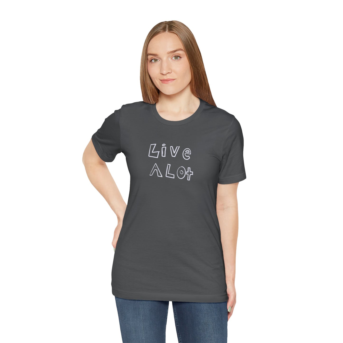 Live A Lot - Classic Jersey Tee (Multiple Color Options)