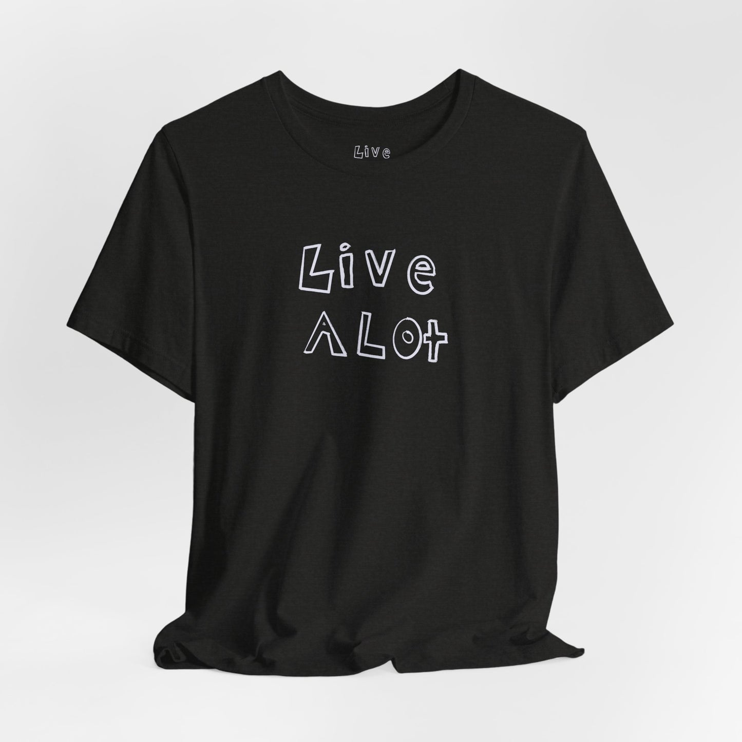 Live A Lot - Classic Jersey Tee (Multiple Color Options)