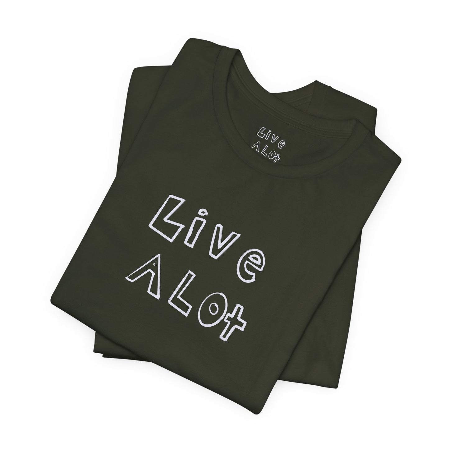 Live A Lot - Classic Jersey Tee (Multiple Color Options)