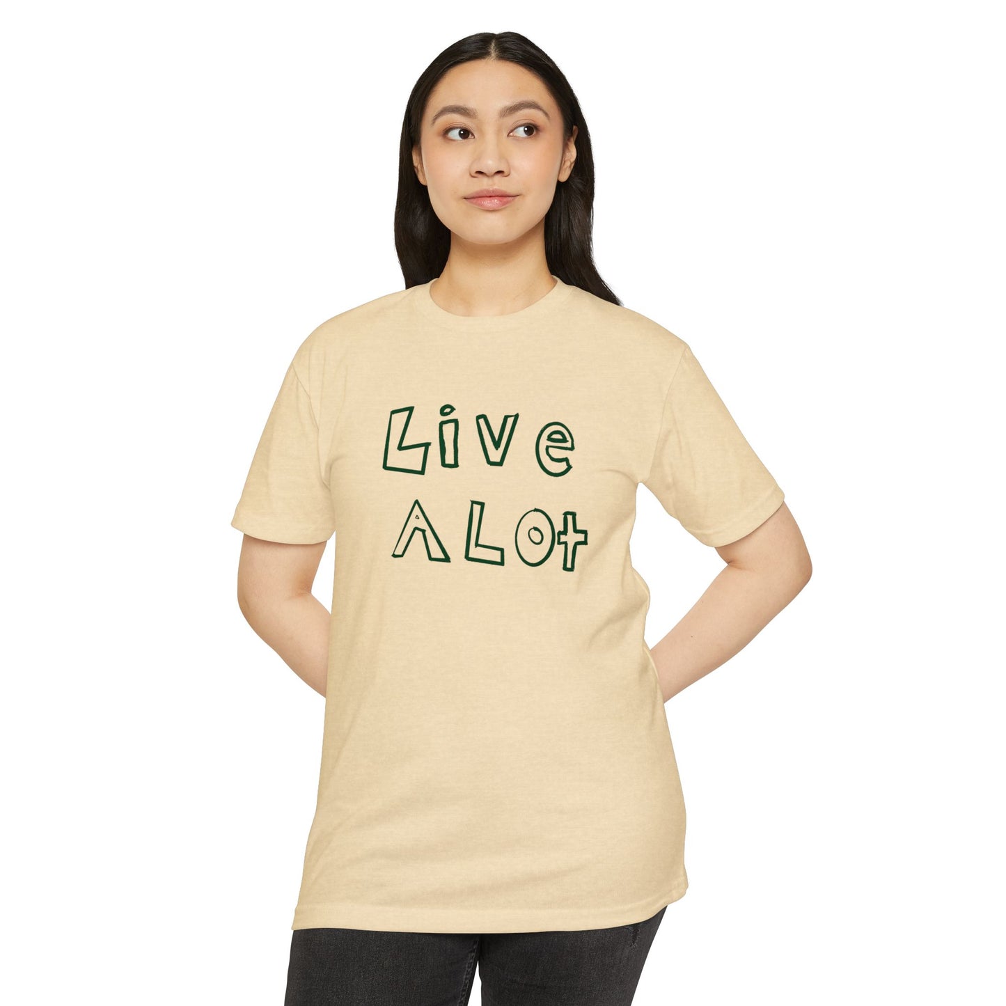 Live A Lot - CVC Jersey Tee (Multiple Color Options)
