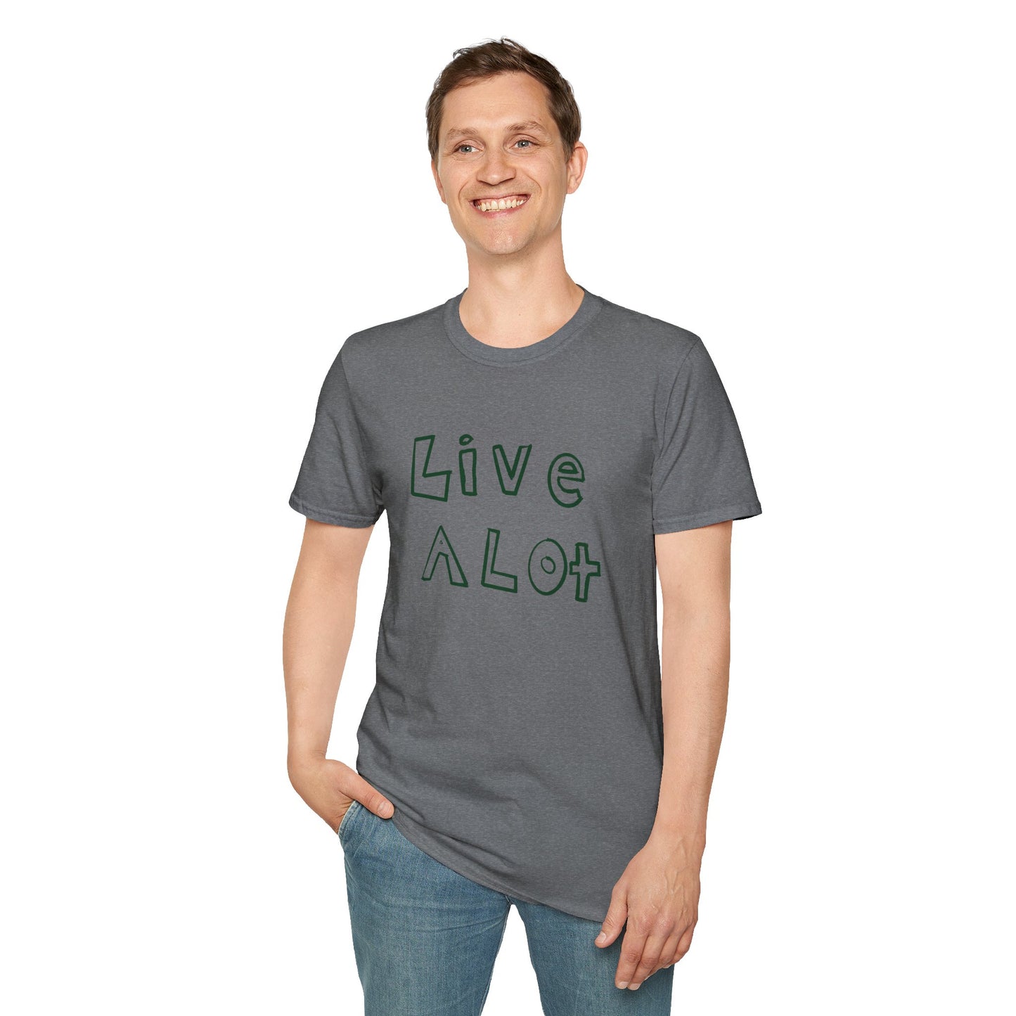 Live A Lot - Soft-Style Tee (Multiple Color Options)