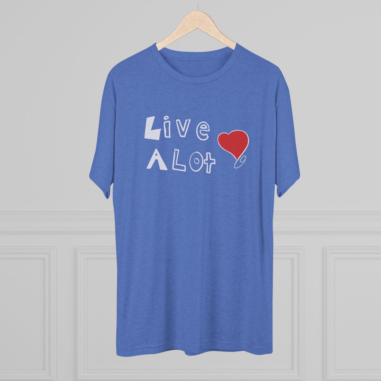 Live A Lot Tee — Heart Design / LA Edition (Multiple Color Options)