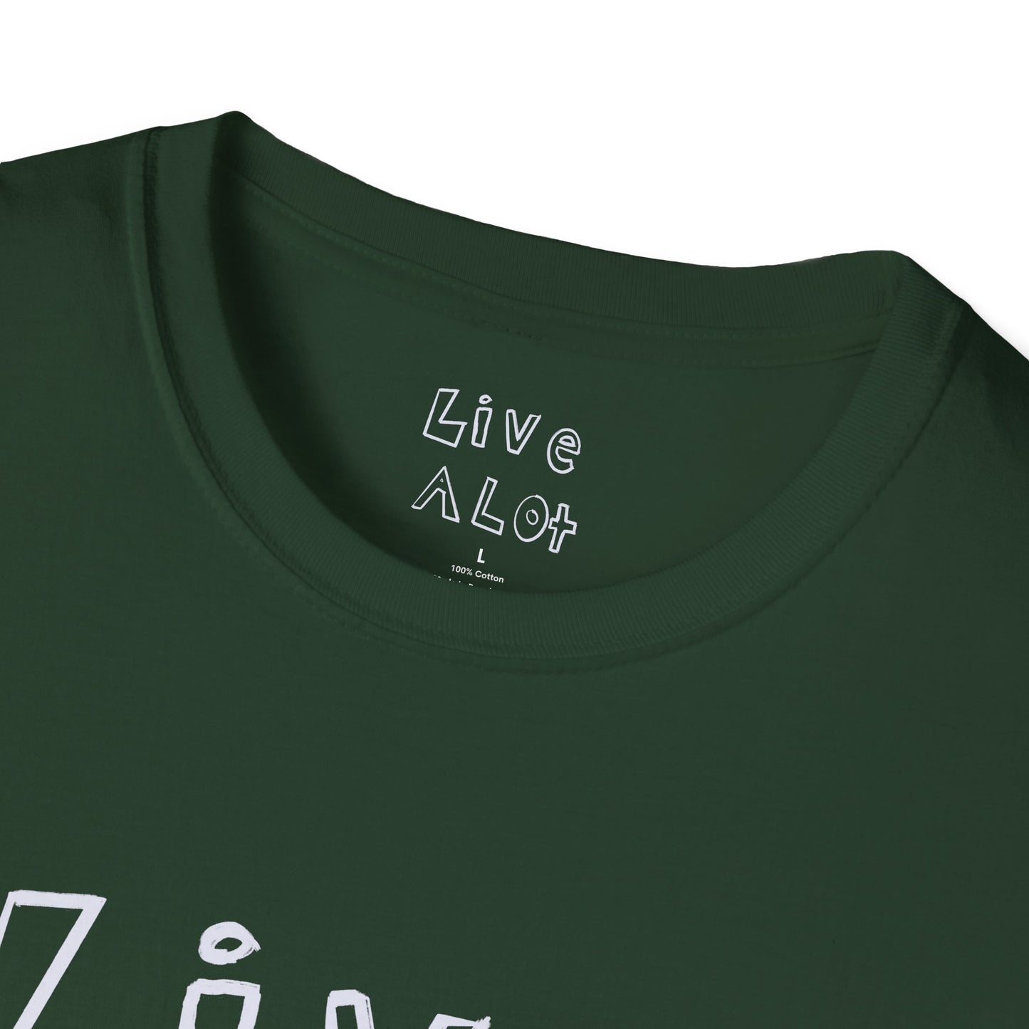 Live A Lot - Soft-Style Tee (Multiple Color Options)