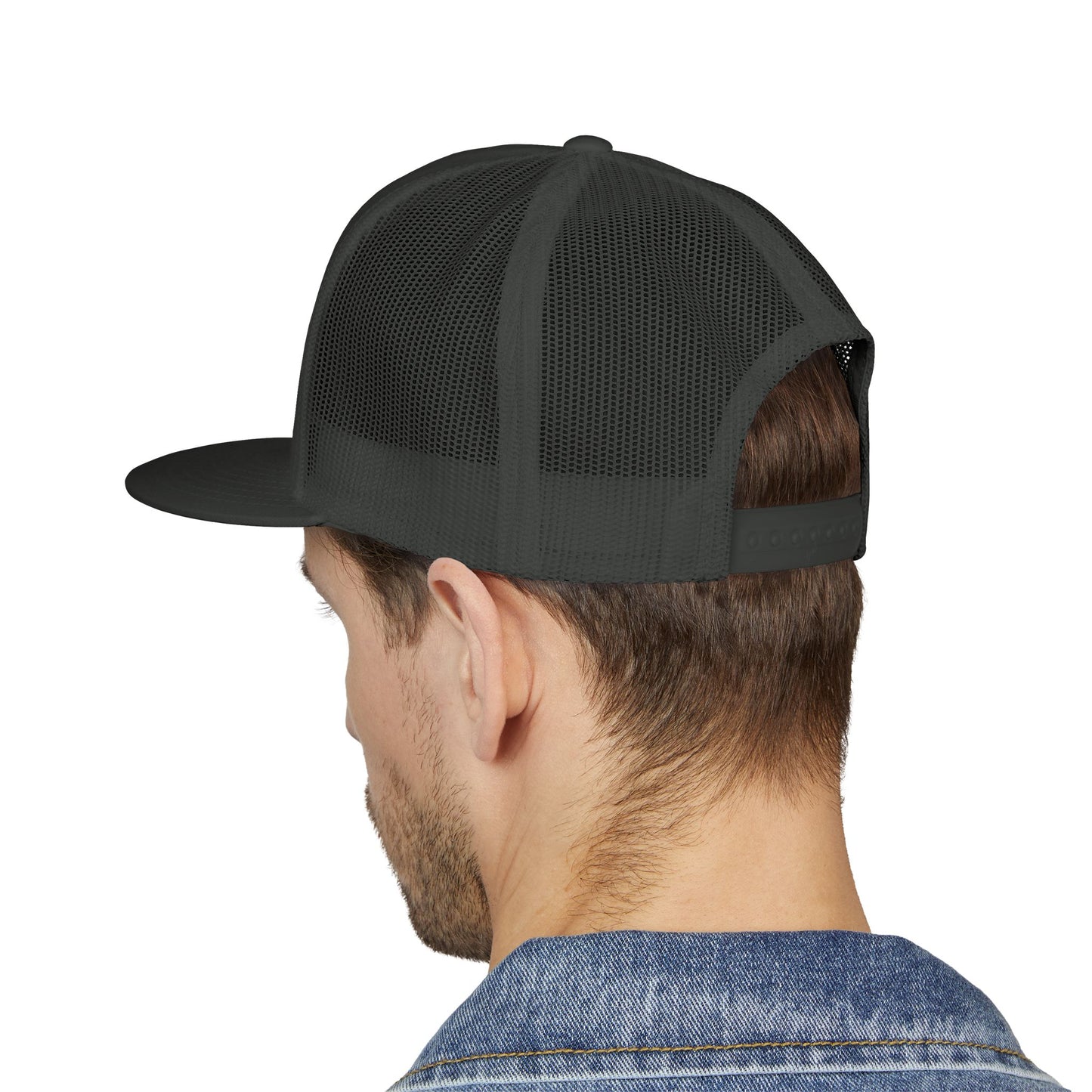 LIVE A LOT – American Flag Flat Bill Cap (Various Color Options)