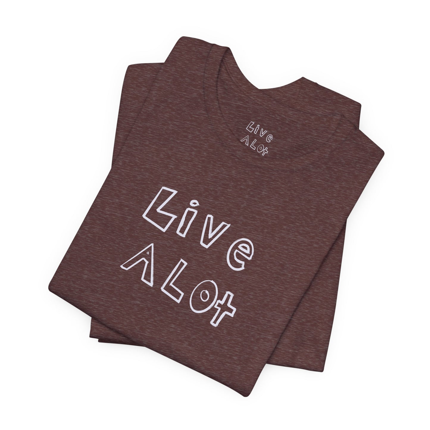 Live A Lot - Classic Jersey Tee (Multiple Color Options)
