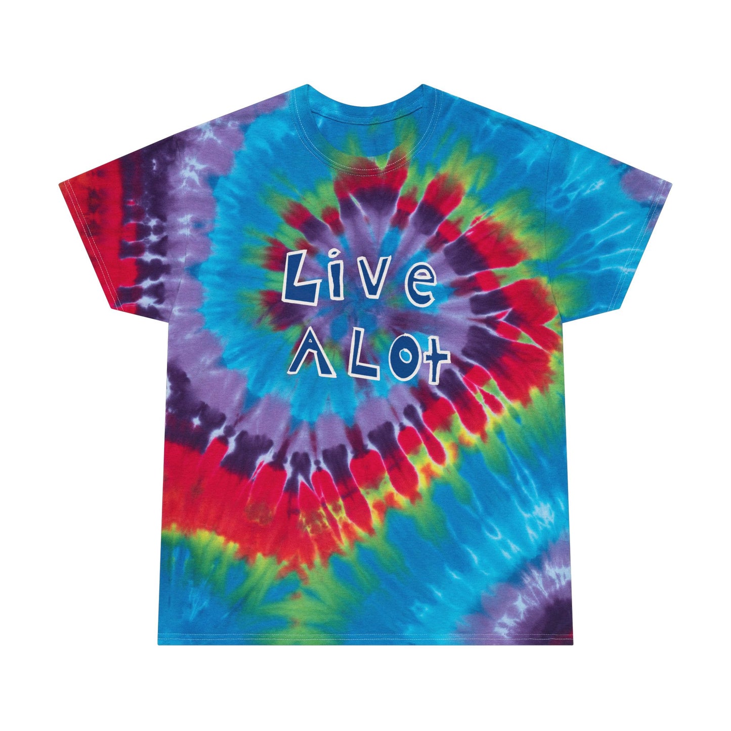 LIVE A LOT - Tie-Dye Tee – Groove On Boldly