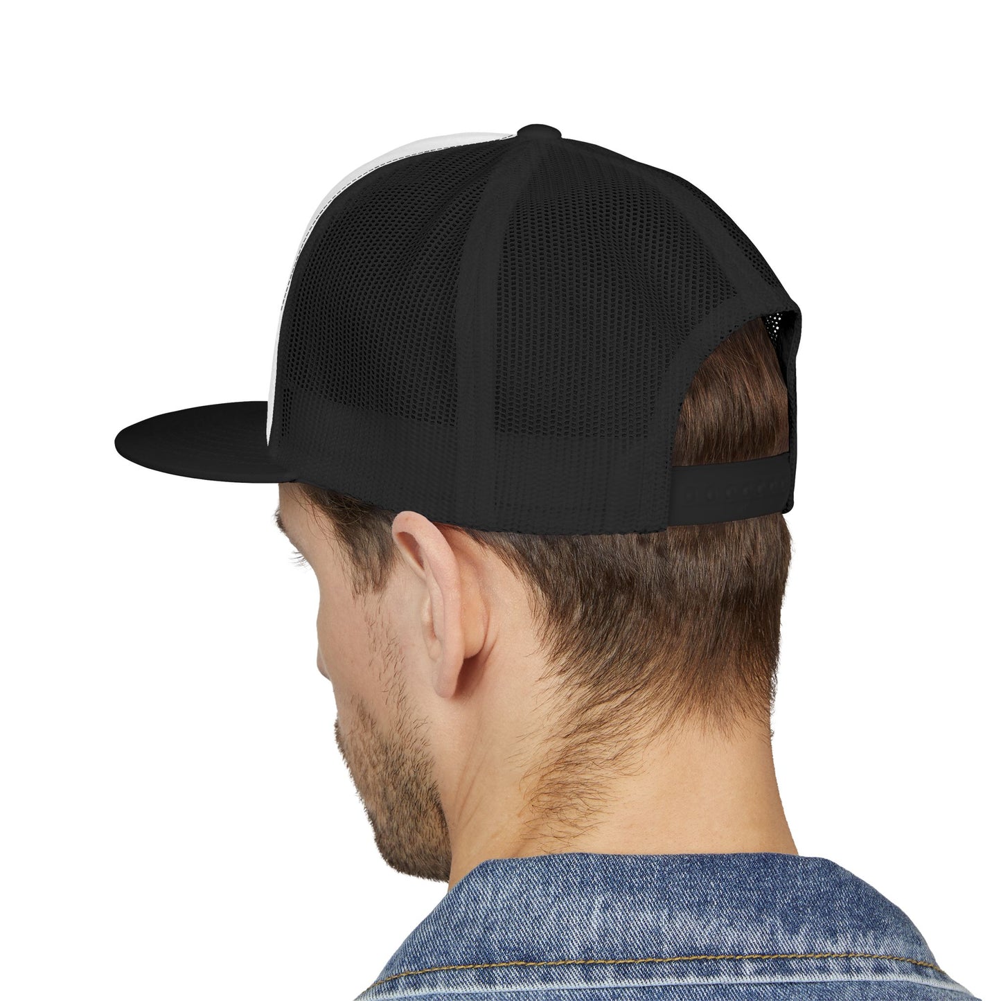 LIVE A LOT – American Flag Flat Bill Cap (Various Color Options)