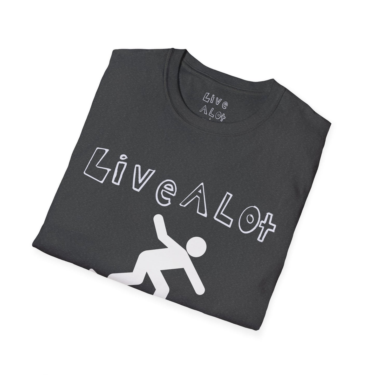 Live A Lot - Surfer Tee — Front & Back Print (Multiple Color Options)