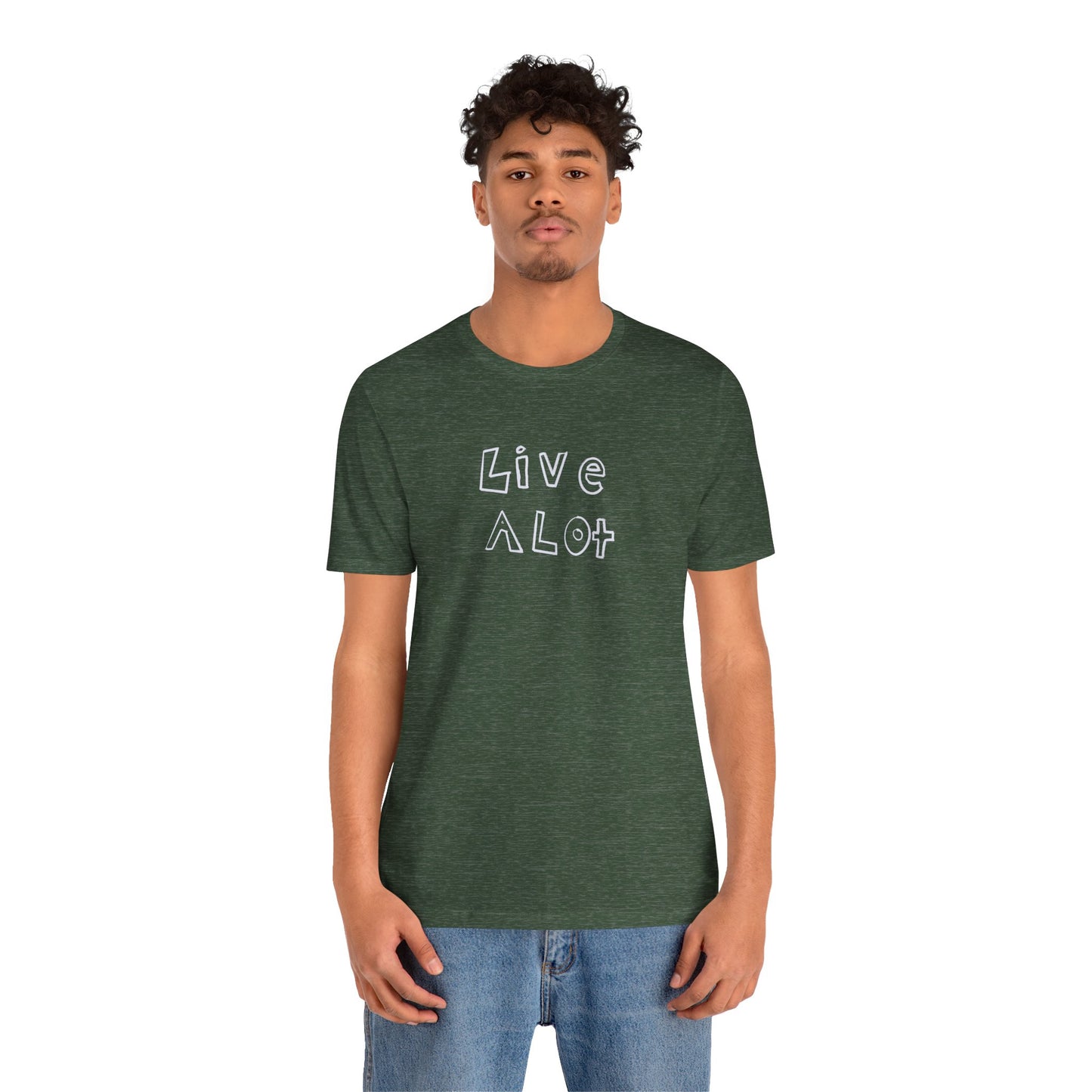 Live A Lot - Classic Jersey Tee (Multiple Color Options)
