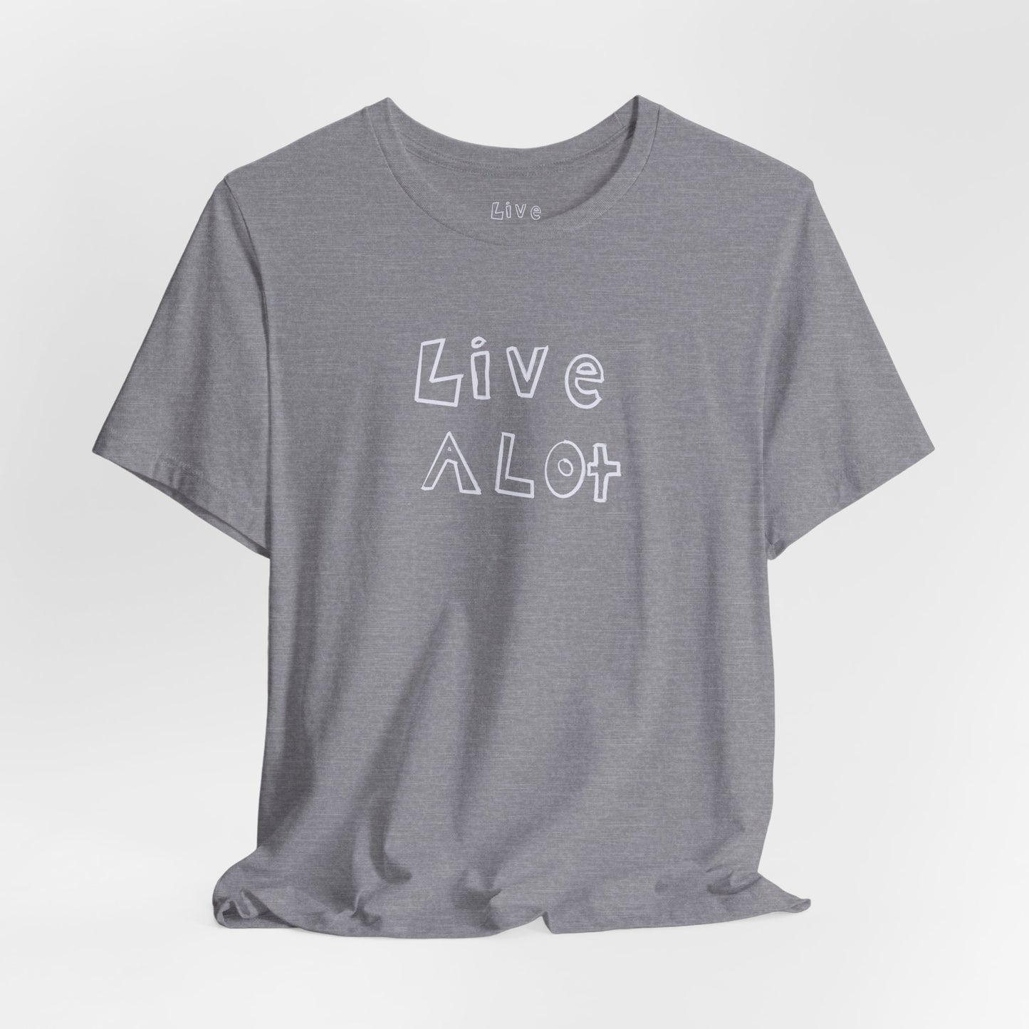 Live A Lot - Classic Jersey Tee (Multiple Color Options)