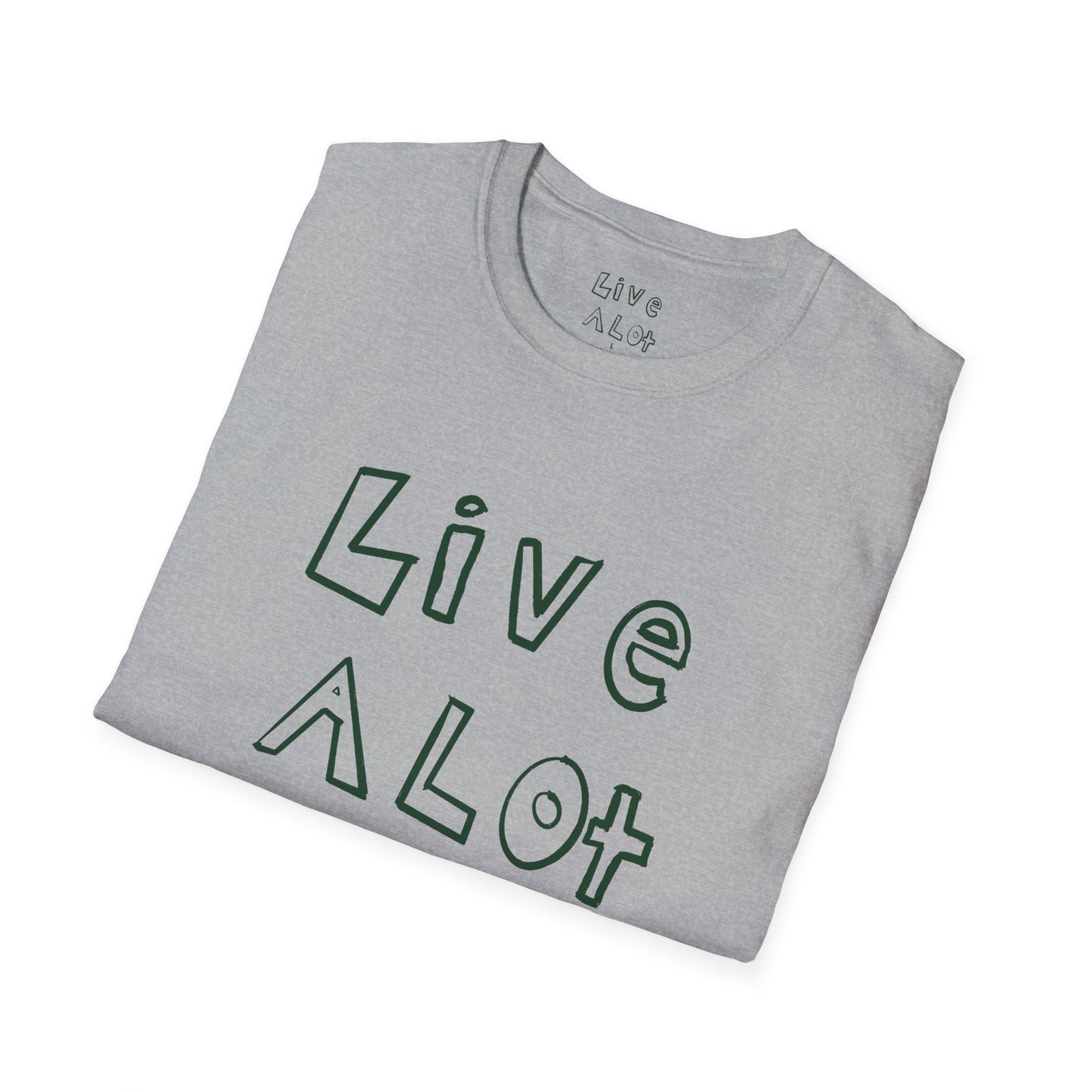 Live A Lot - Soft-Style Tee (Multiple Color Options)