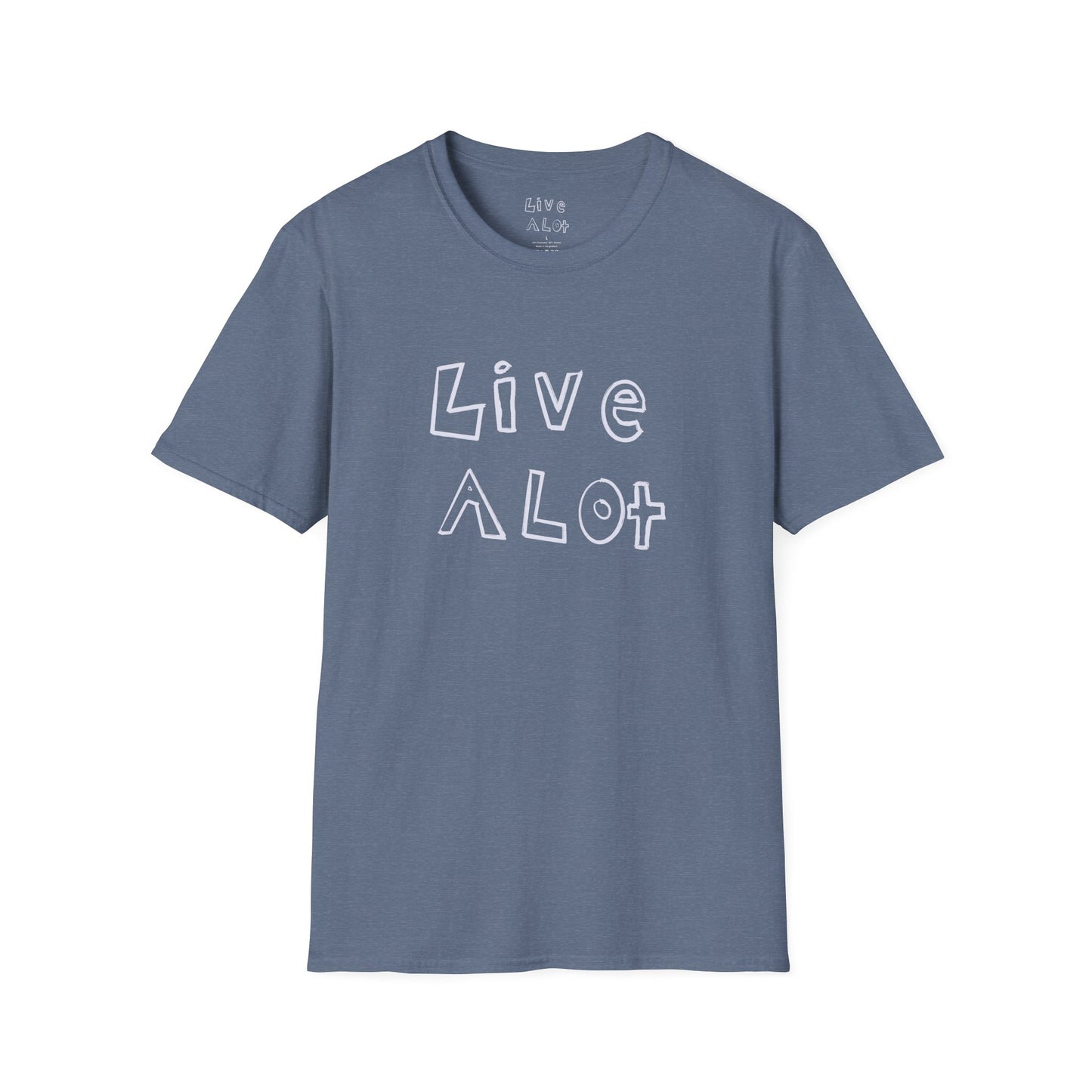 Live A Lot - Soft-Style Tee (Multiple Color Options)