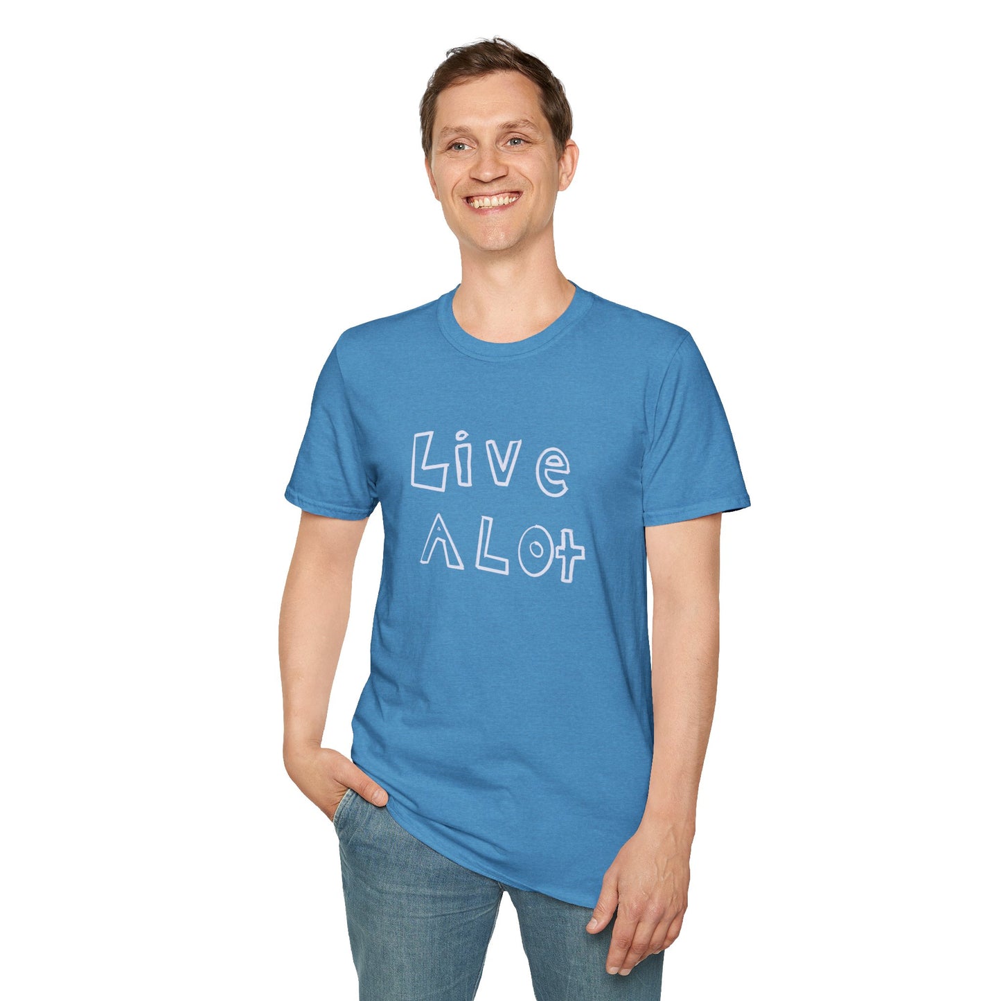 Live A Lot - Soft-Style Tee (Multiple Color Options)