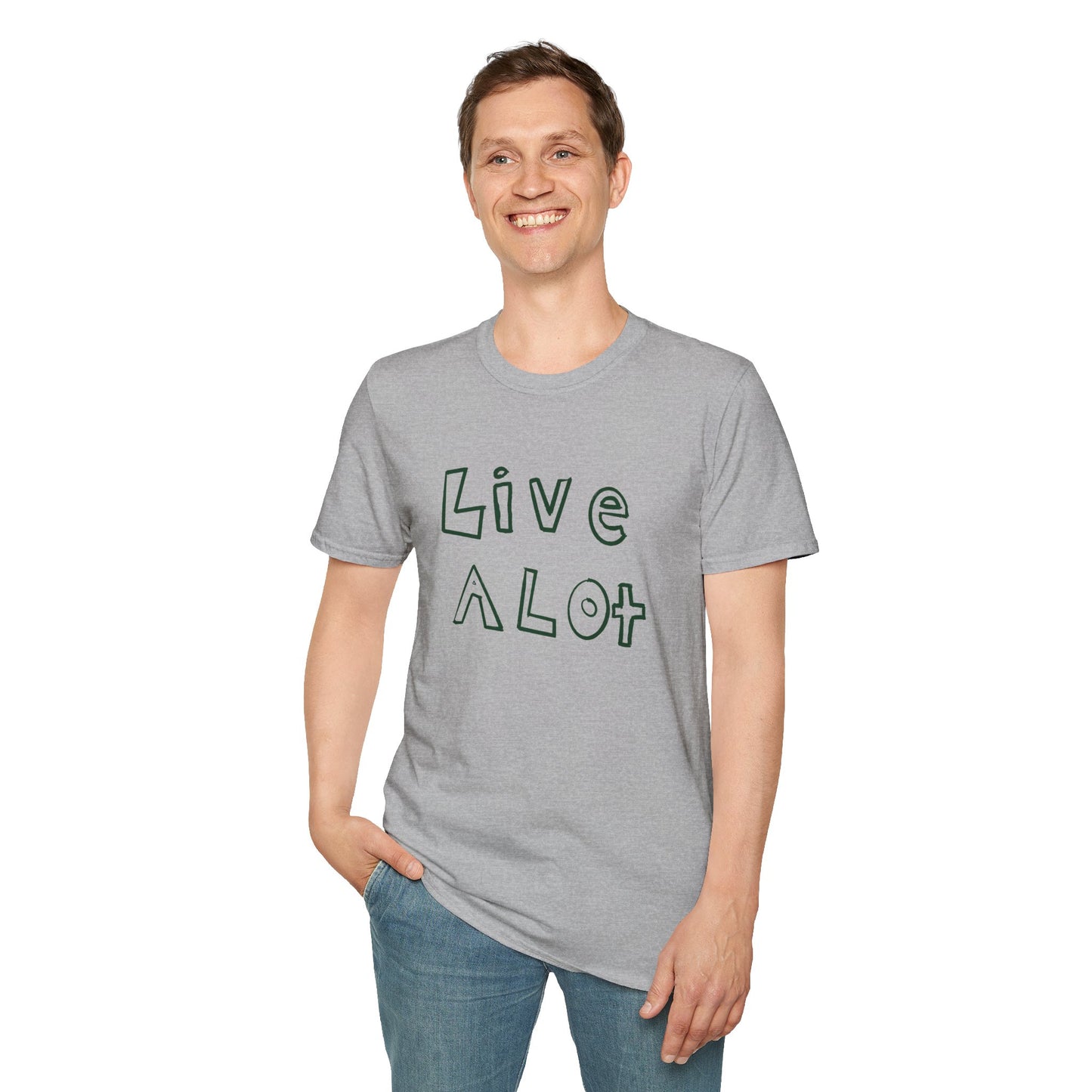 Live A Lot - Soft-Style Tee (Multiple Color Options)
