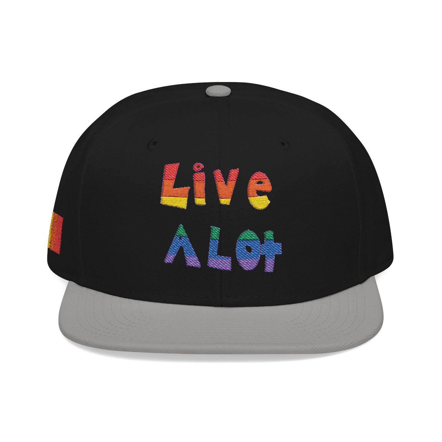 LIVE A LOT – Rainbow / Pride Edition Snapback (multiple color options)