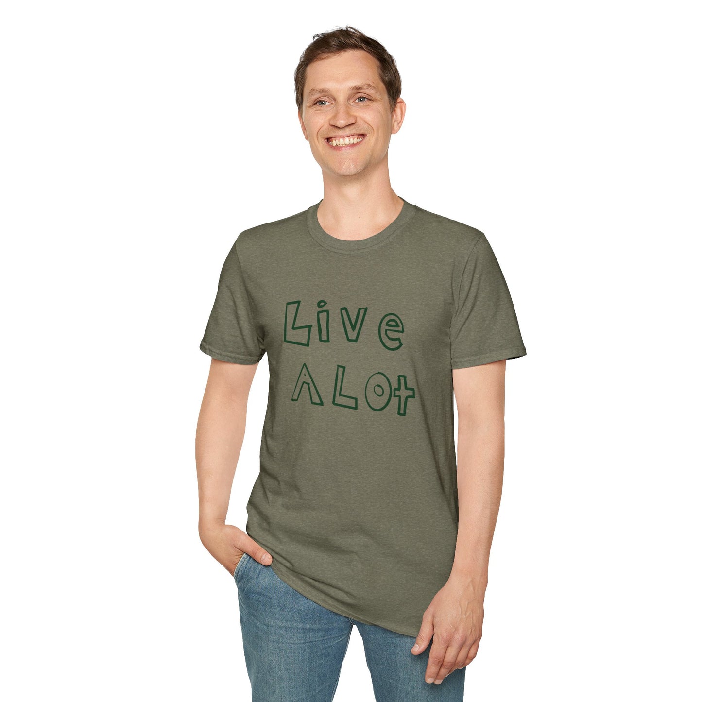 Live A Lot - Soft-Style Tee (Multiple Color Options)