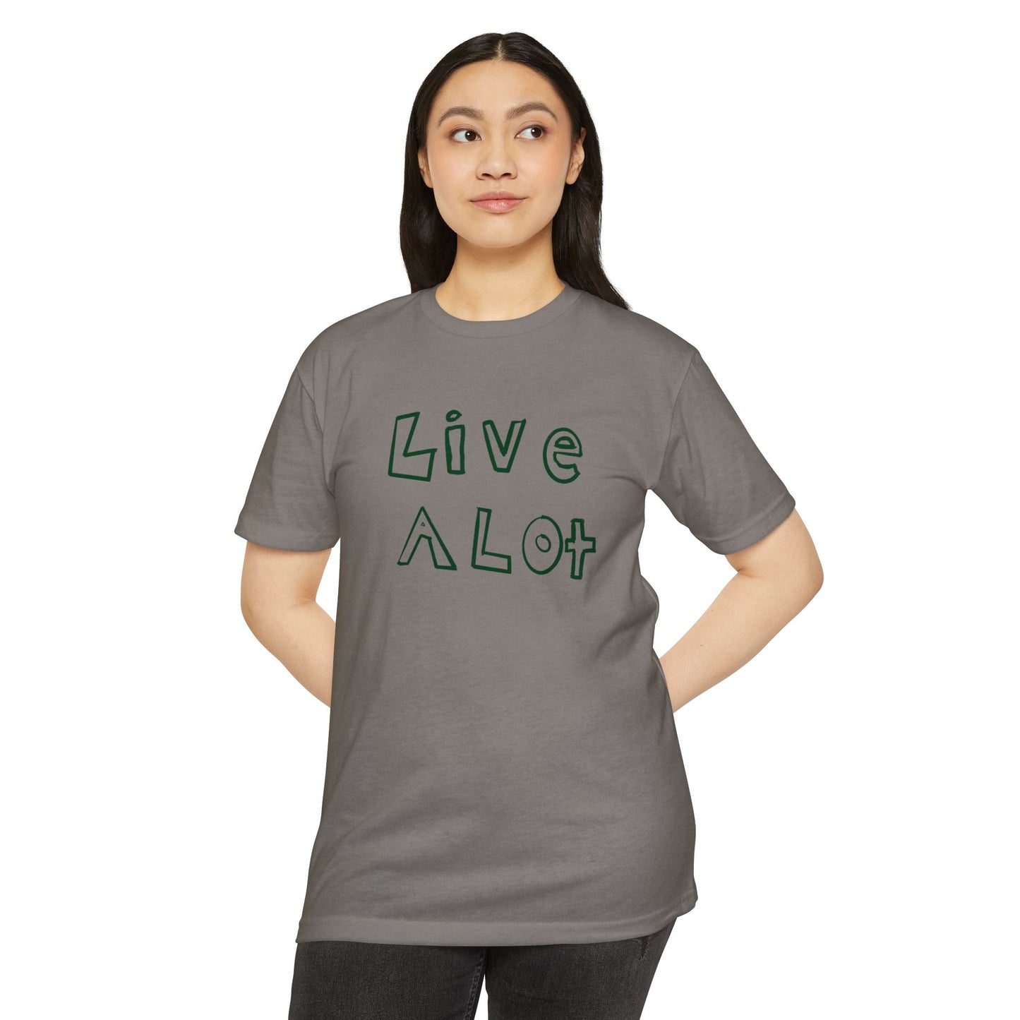 Live A Lot - CVC Jersey Tee (Multiple Color Options)