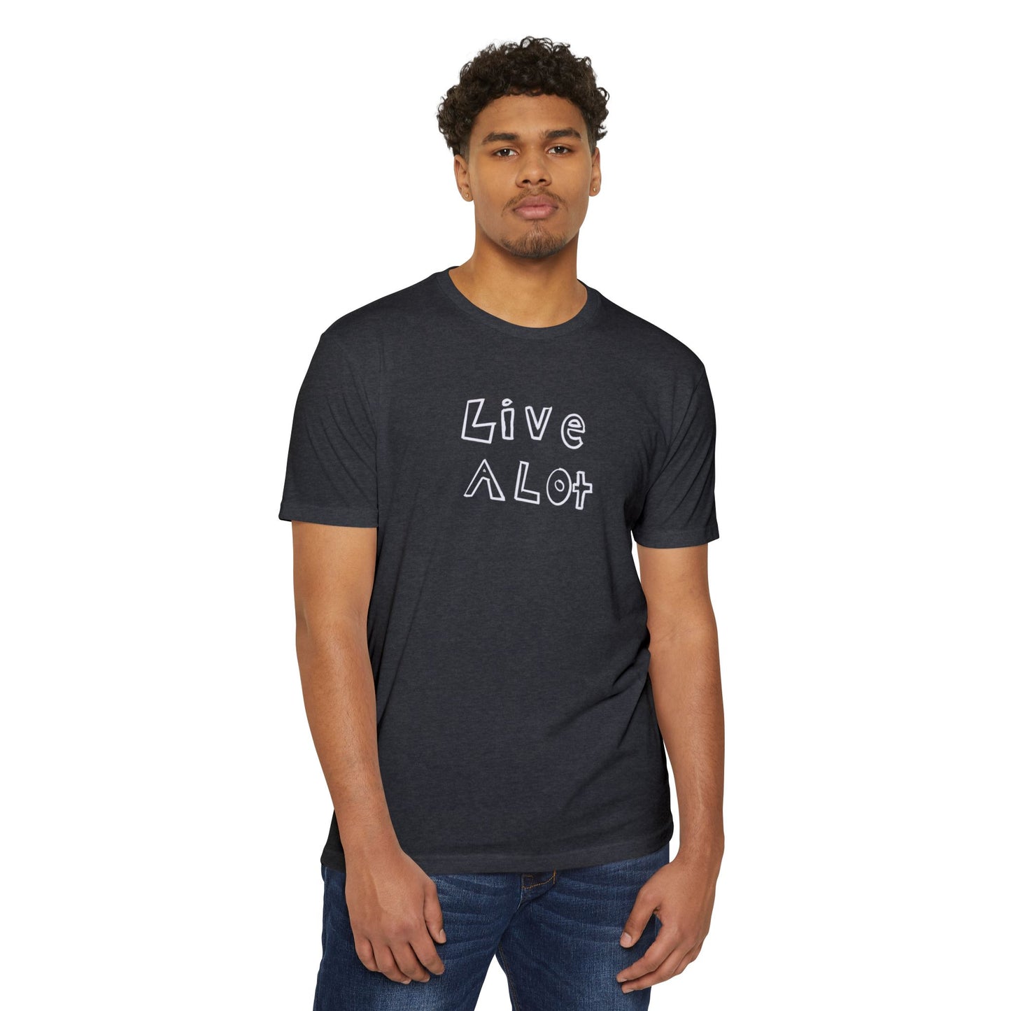 Live A Lot - CVC Jersey Tee (Multiple Color Options)