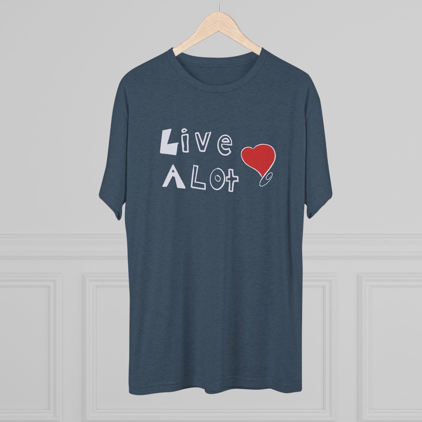 Live A Lot Tee — Heart Design / LA Edition (Multiple Color Options)