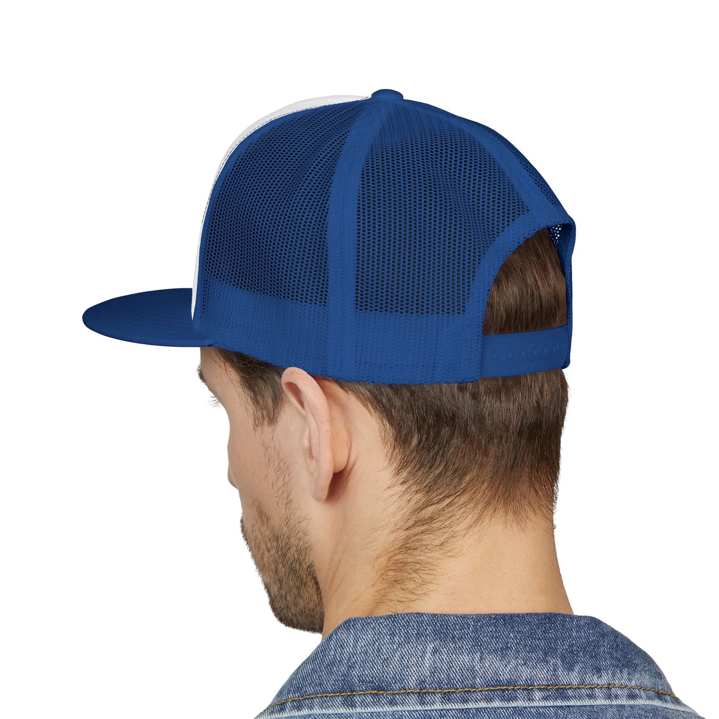 LIVE A LOT – American Flag Flat Bill Cap (Various Color Options)