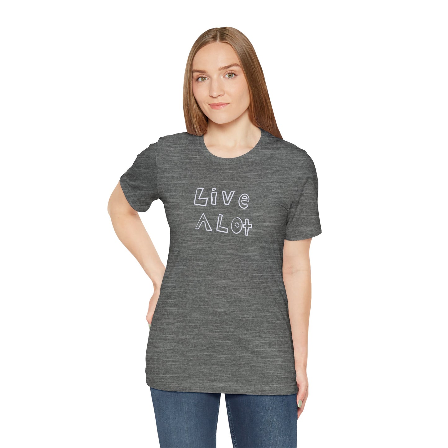 Live A Lot - Classic Jersey Tee (Multiple Color Options)