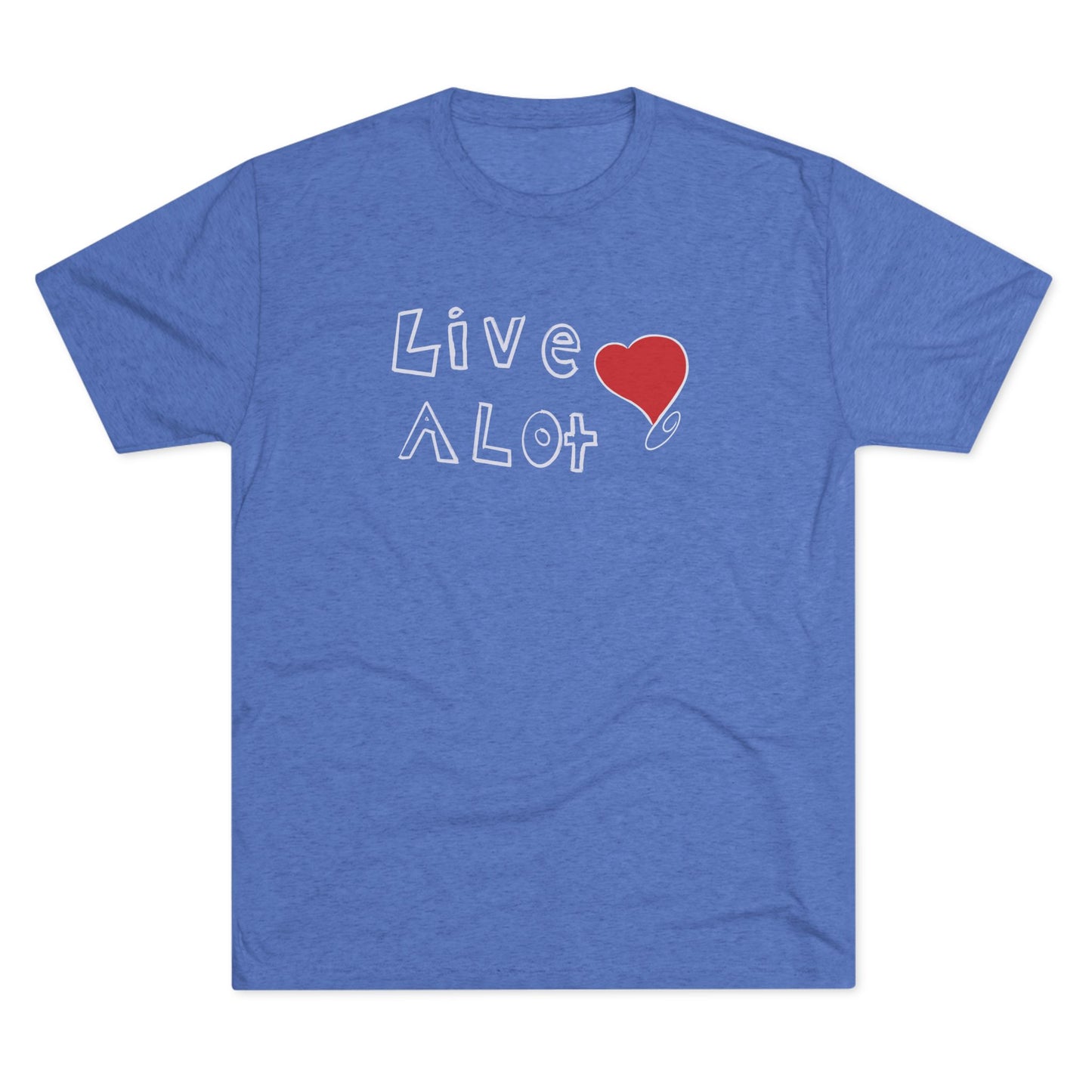 Live A Lot – Heart Edition Tee (Multiple Color Options)
