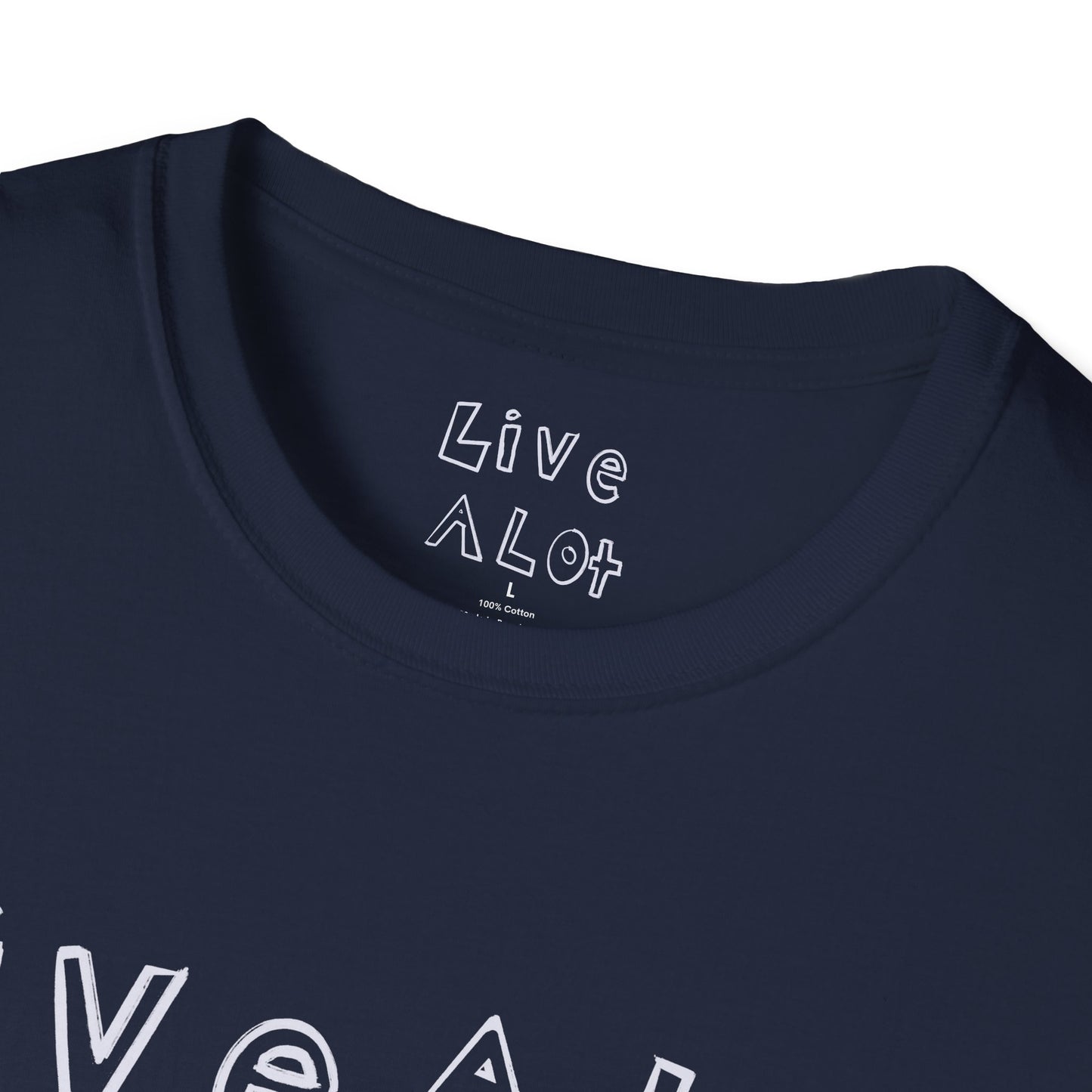 Live A Lot - Surfer Tee — Front & Back Print (Multiple Color Options)
