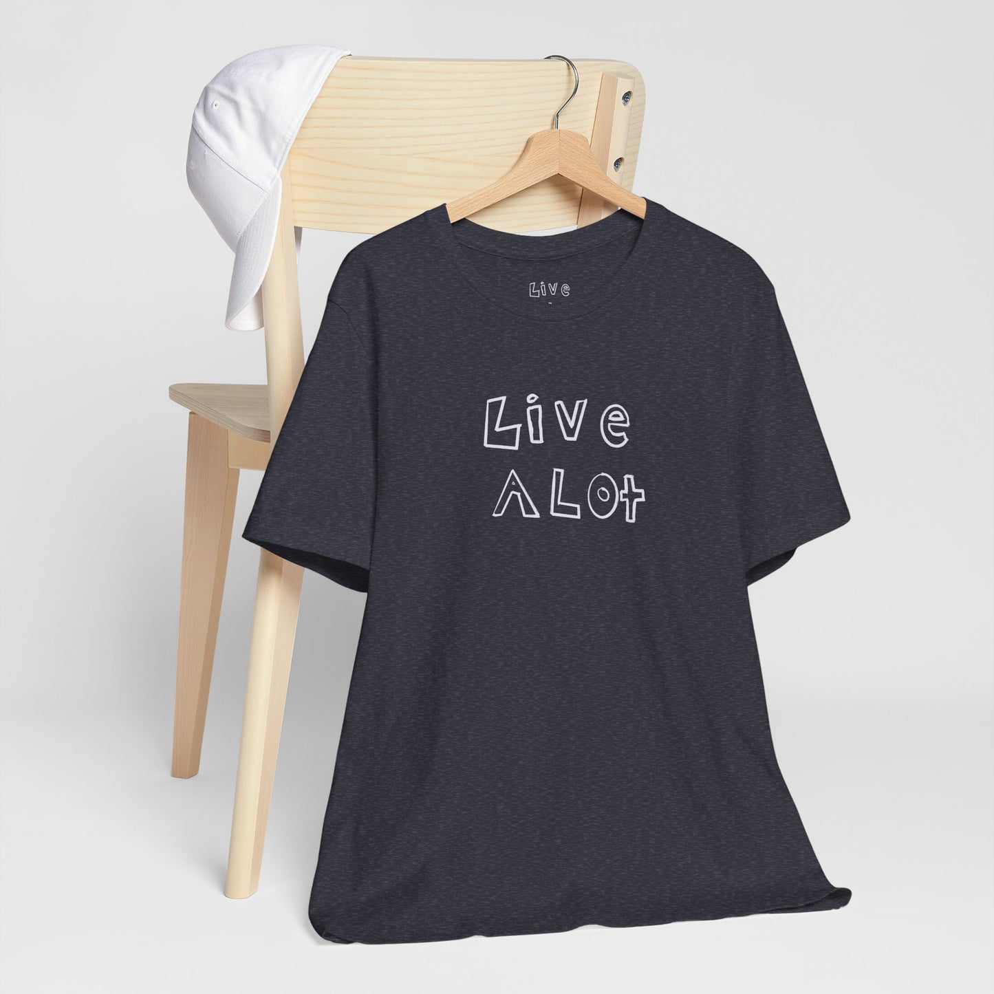 Live A Lot - Classic Jersey Tee (Multiple Color Options)