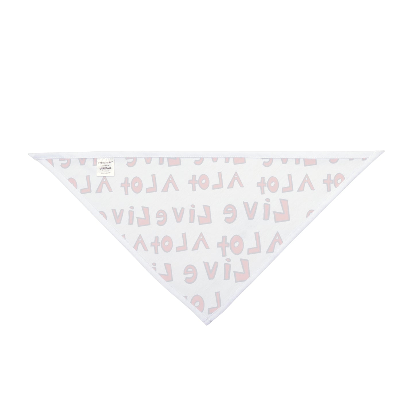 LIVE A LOT - Dog Bandana – A Little Accessory with Big Personality