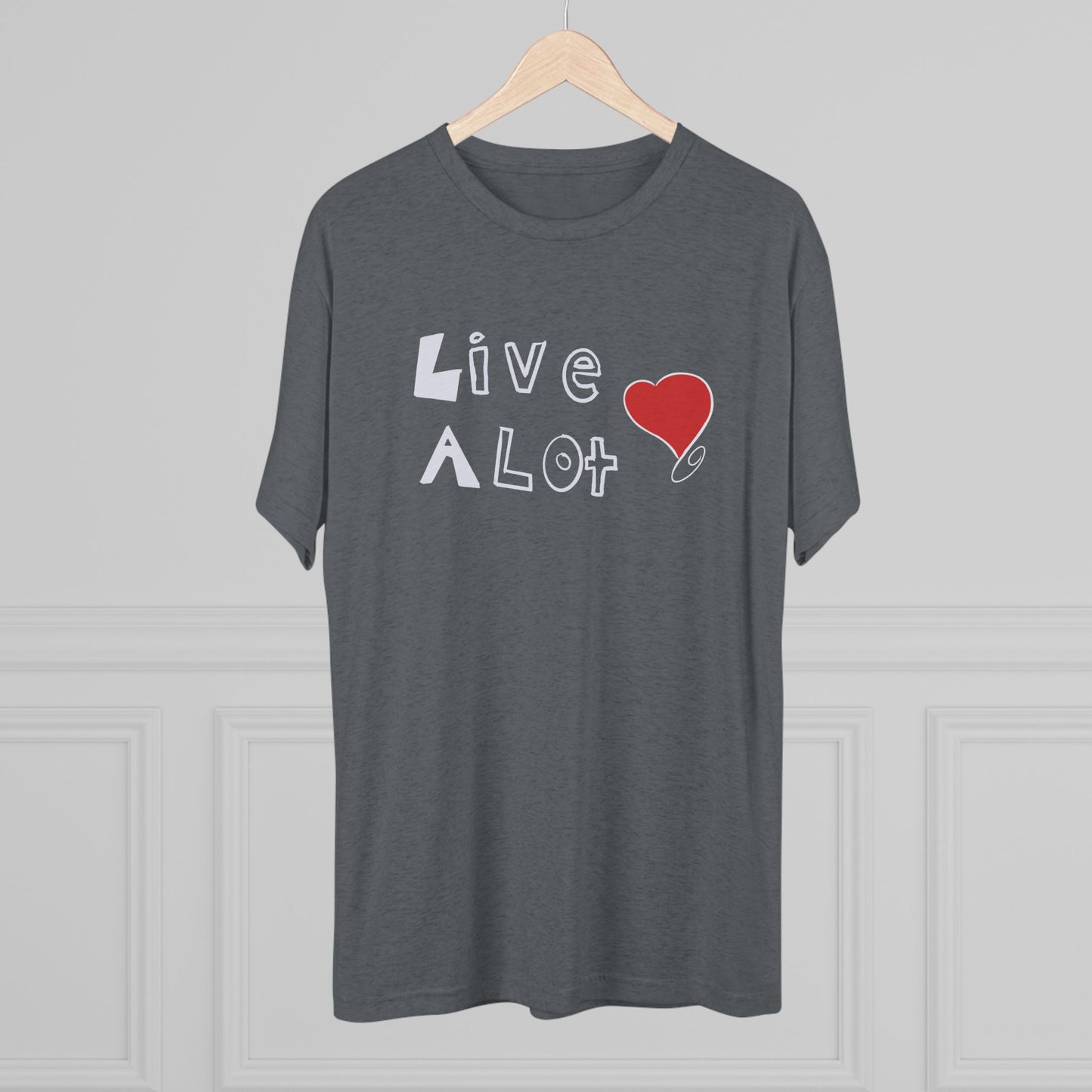 Live A Lot Tee — Heart Design / LA Edition (Multiple Color Options)