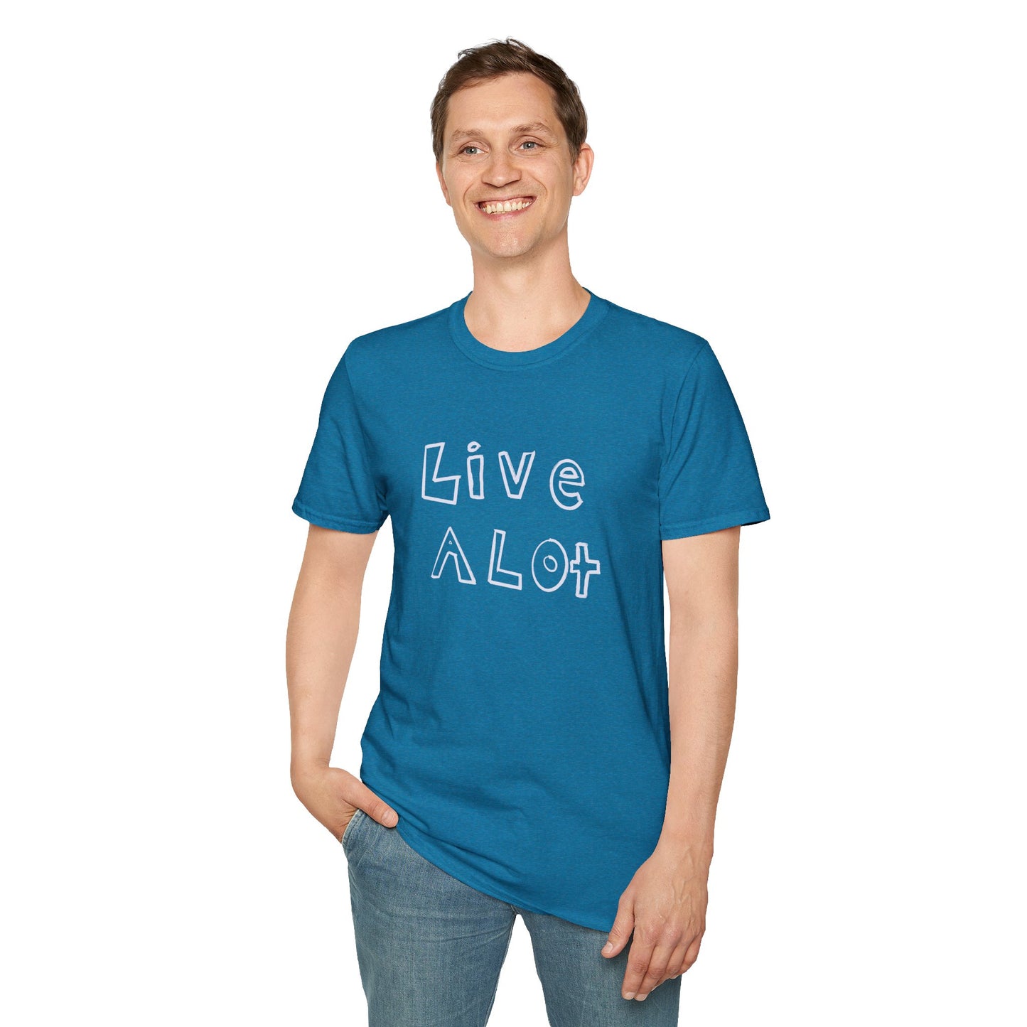 Live A Lot - Soft-Style Tee (Multiple Color Options)
