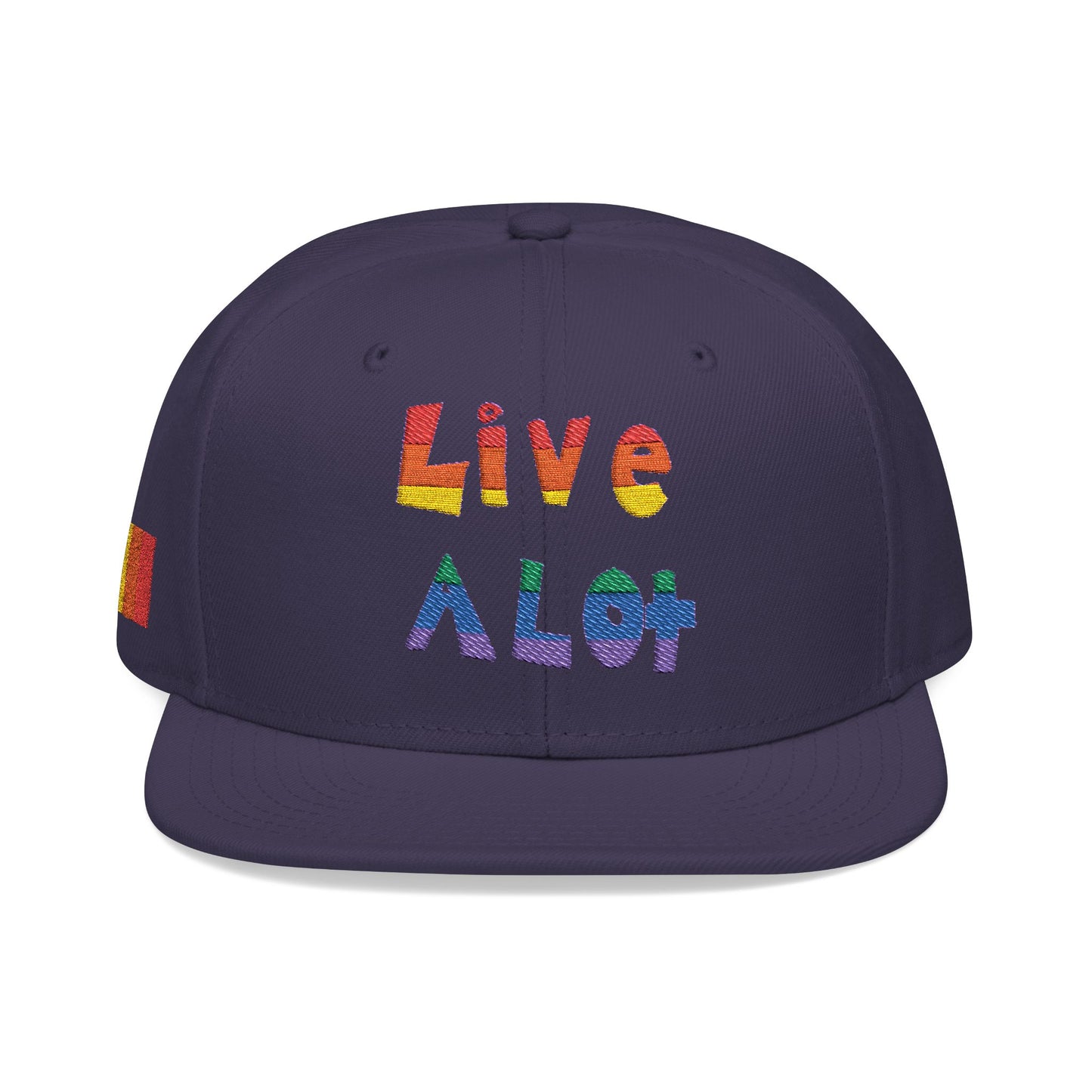 LIVE A LOT – Rainbow / Pride Edition Snapback (multiple color options)