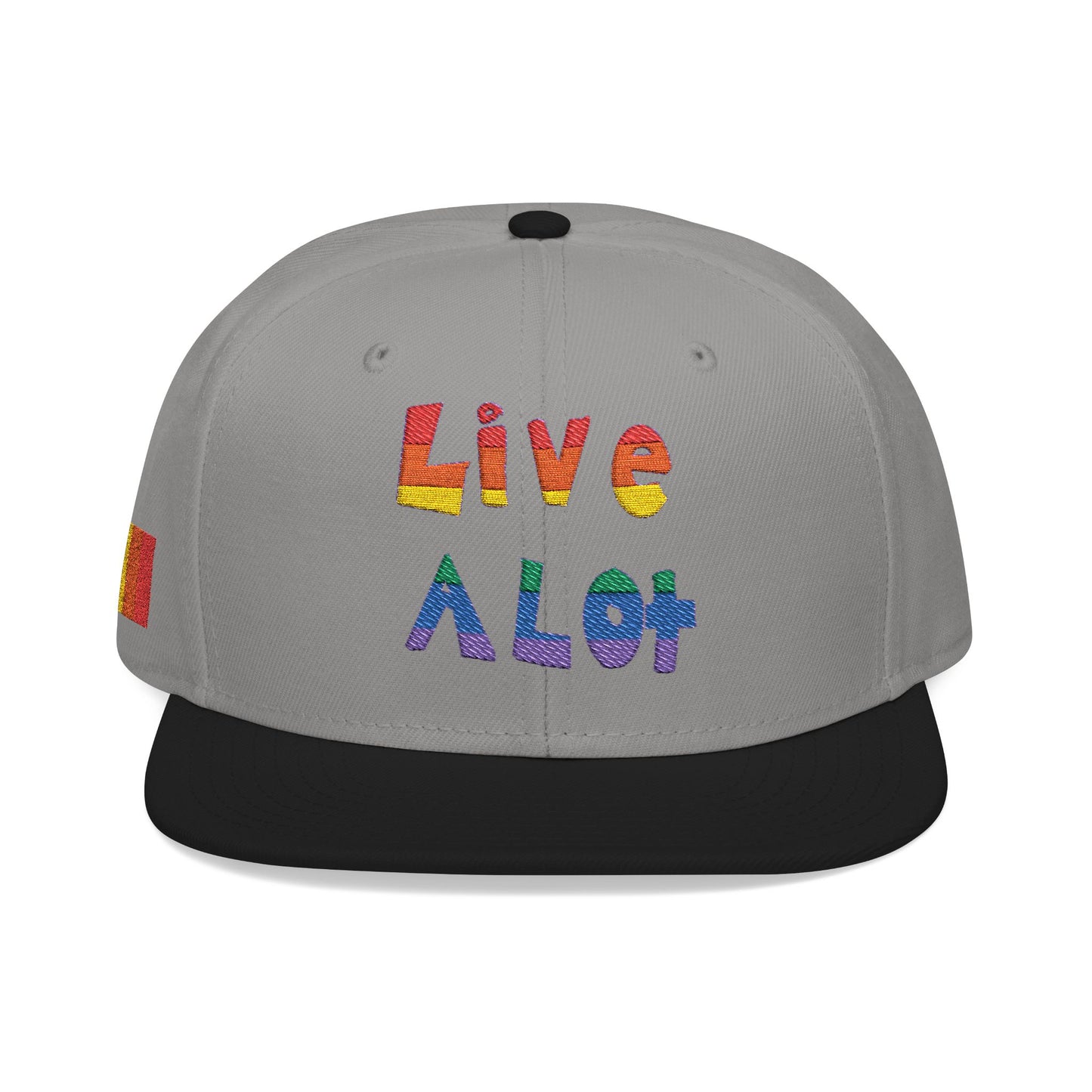 LIVE A LOT – Rainbow / Pride Edition Snapback (multiple color options)