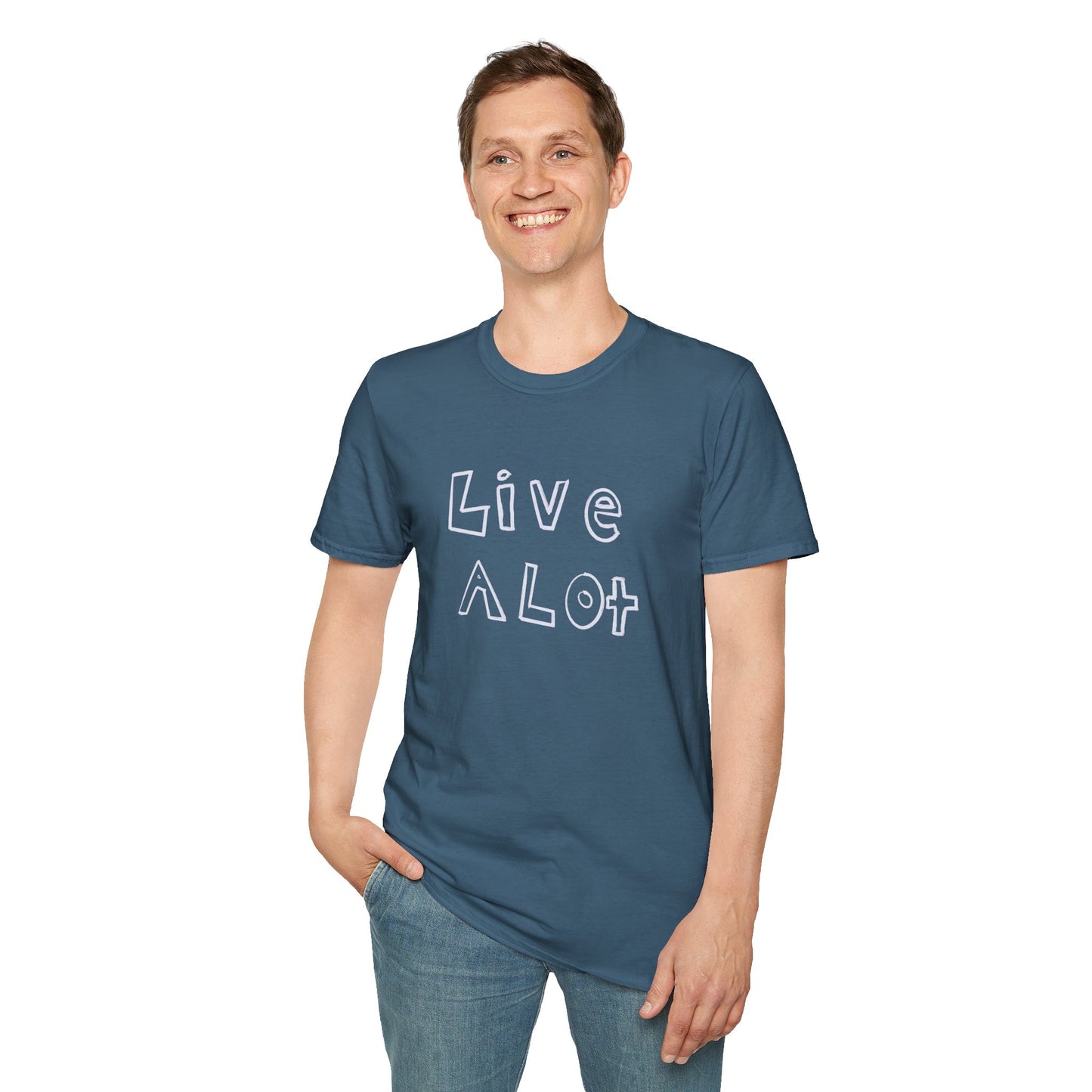 Live A Lot - Soft-Style Tee (Multiple Color Options)