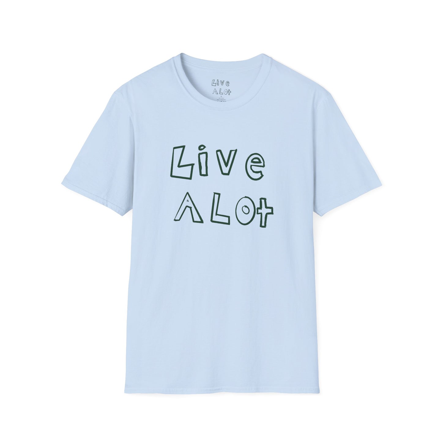 Live A Lot - Soft-Style Tee (Multiple Color Options)