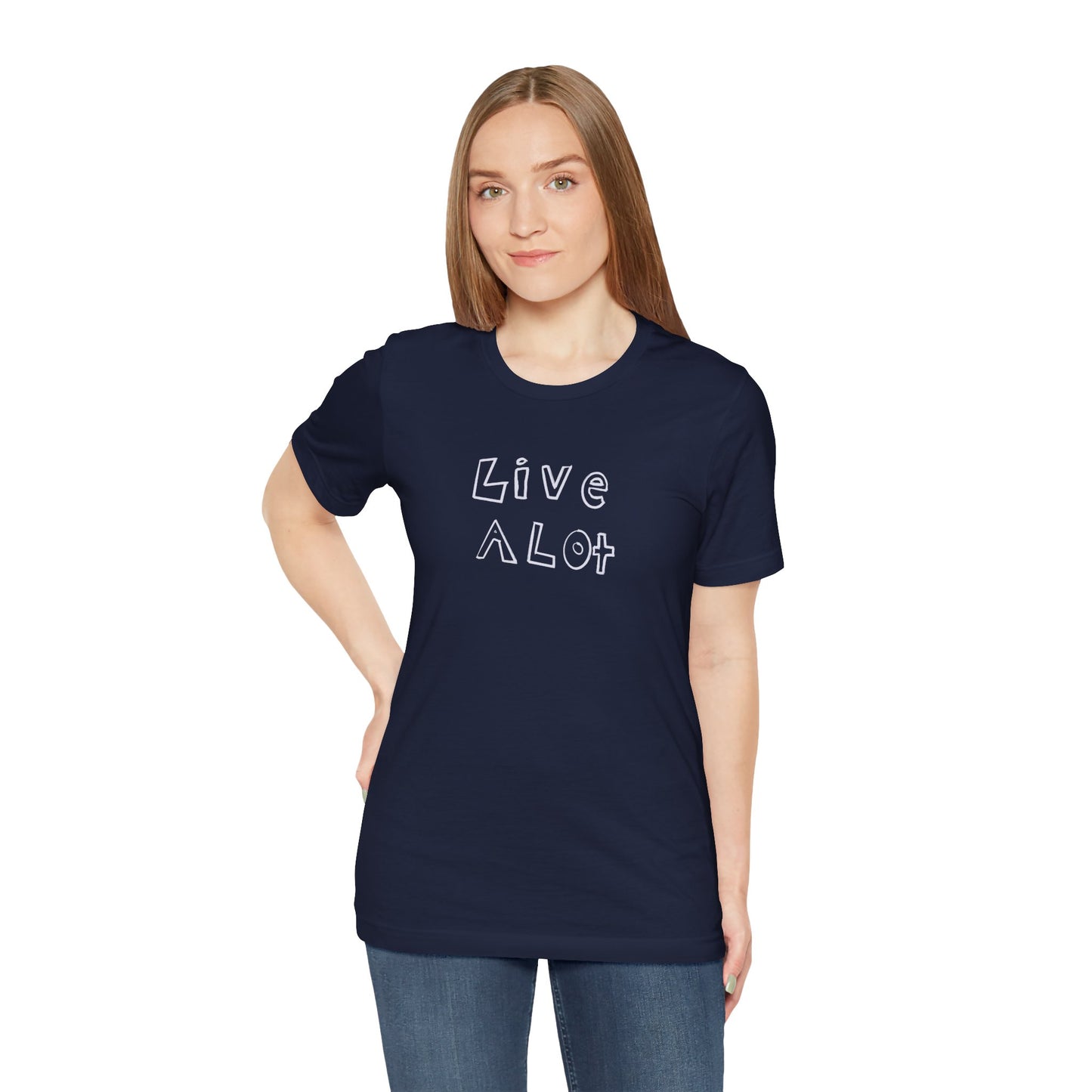 Live A Lot - Classic Jersey Tee (Multiple Color Options)