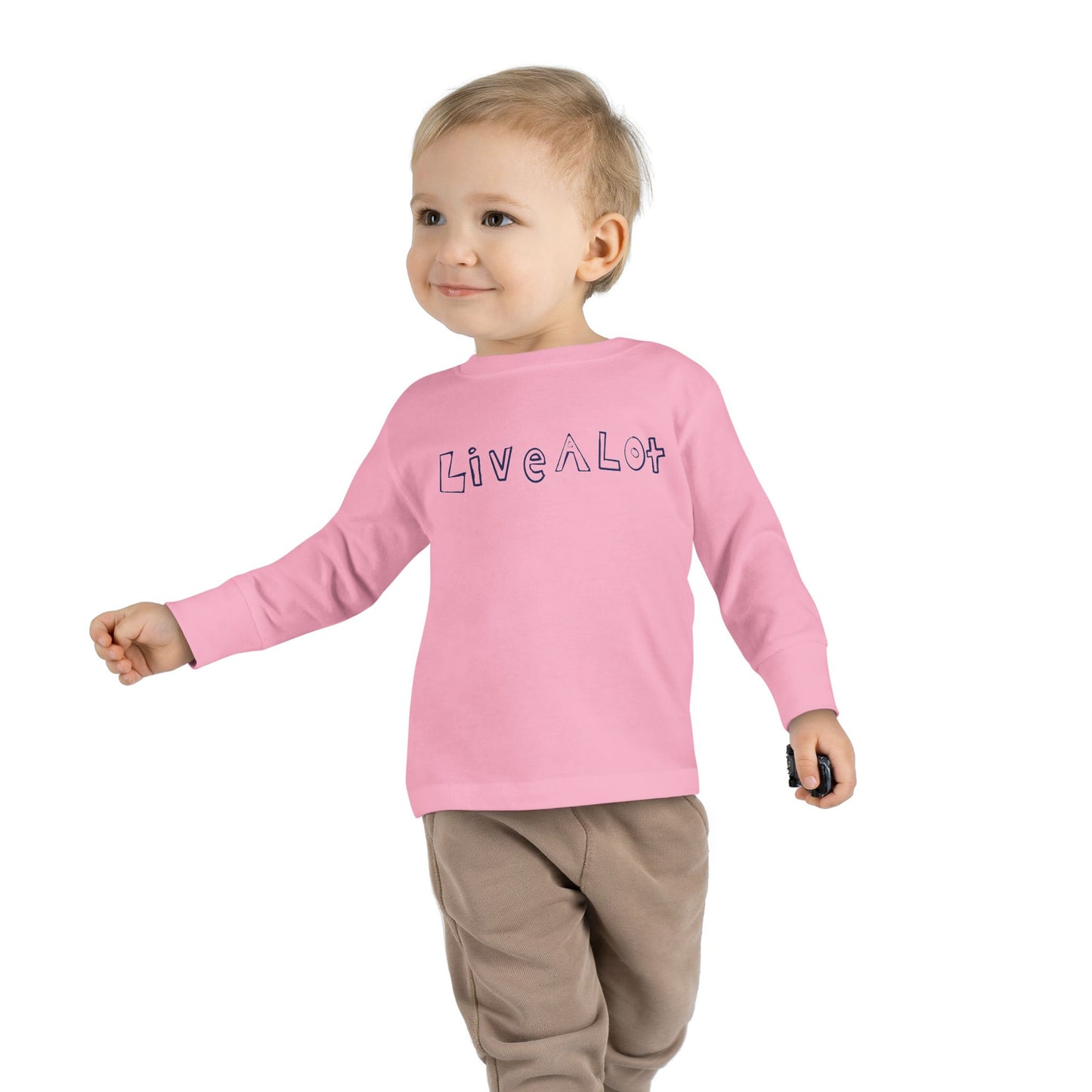 LIVE A LOT - Toddler Long Sleeve Tee – Big Comfort for Little Lives