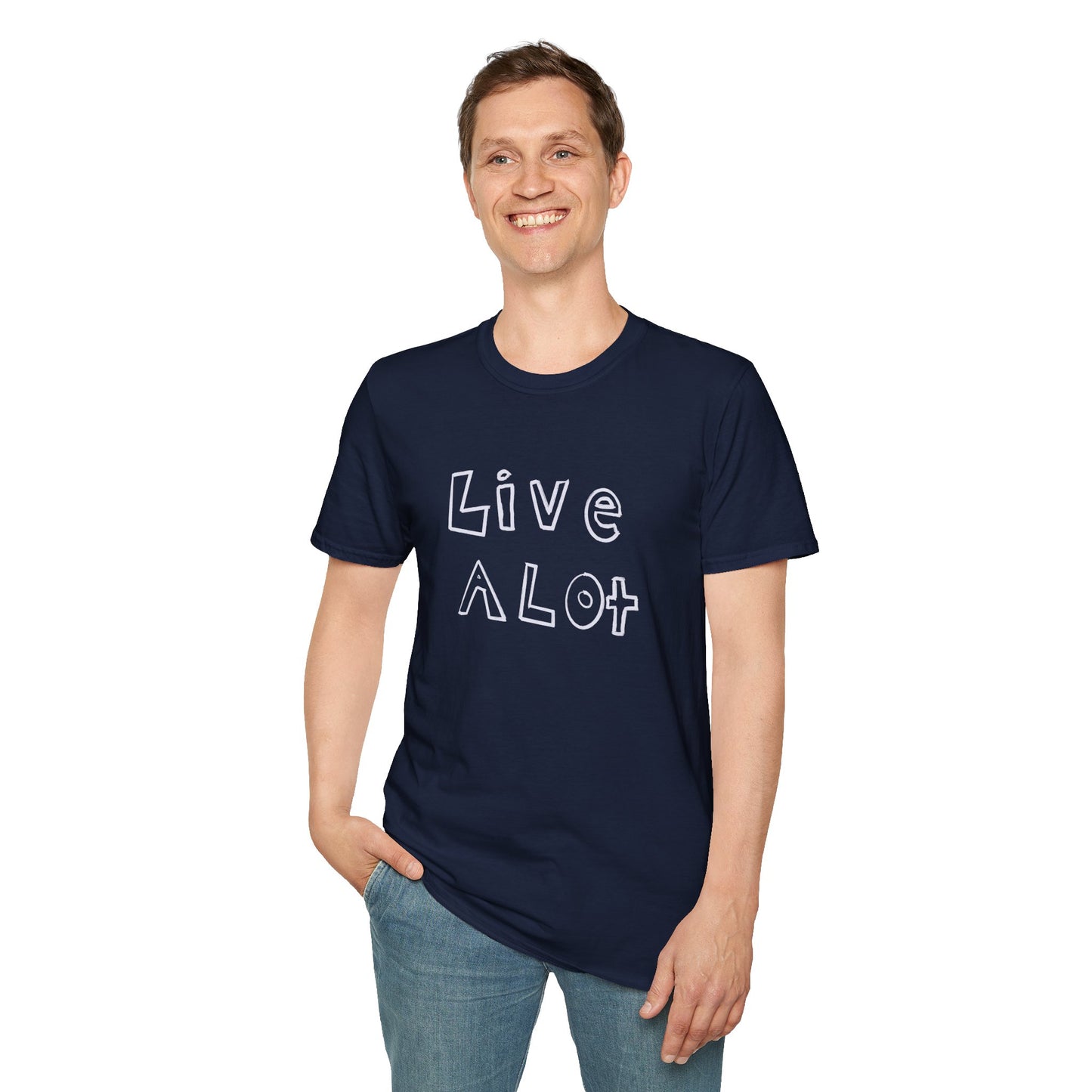 Live A Lot - Soft-Style Tee (Multiple Color Options)