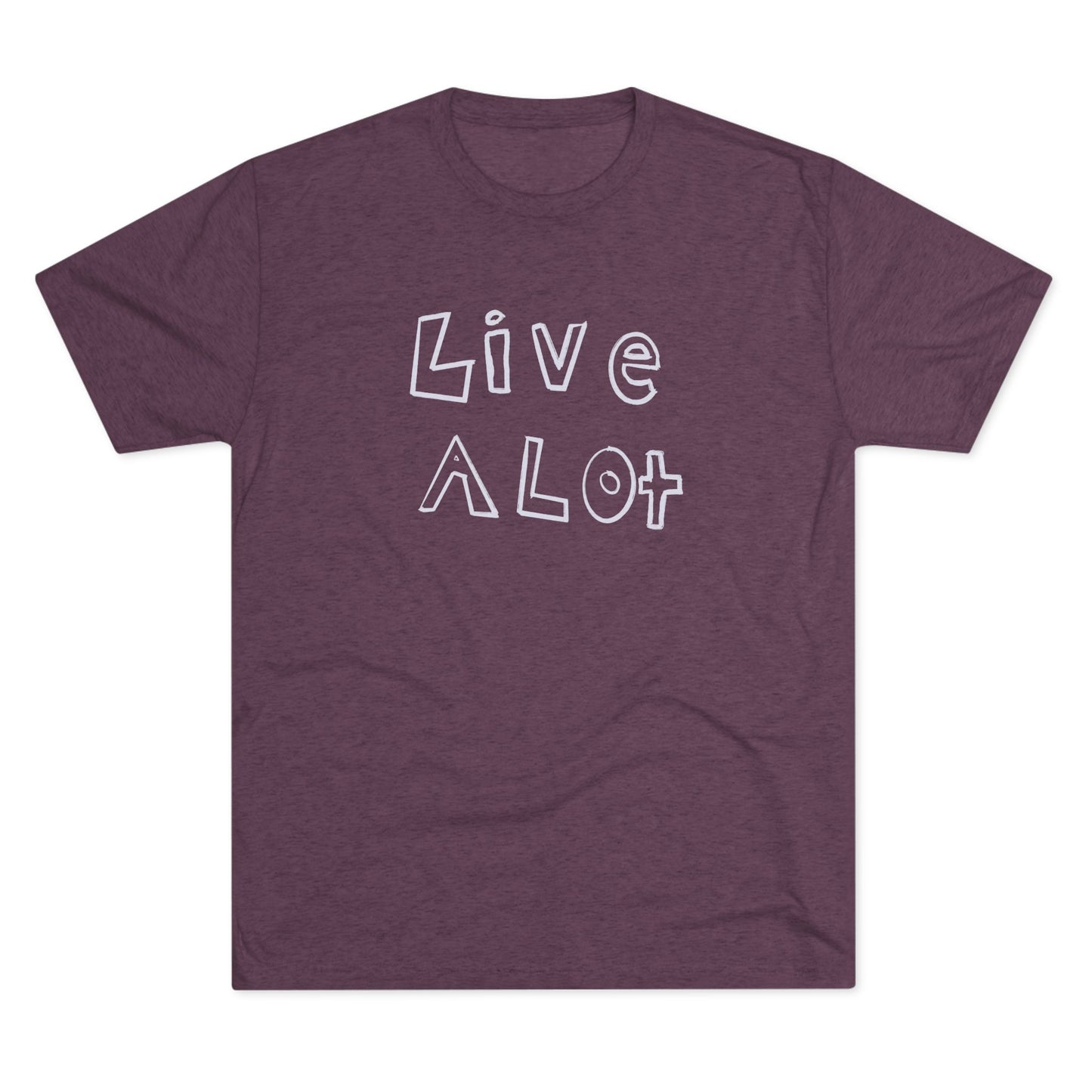 Live A Lot - Tri-Blend Tee (Multiple Color Options)