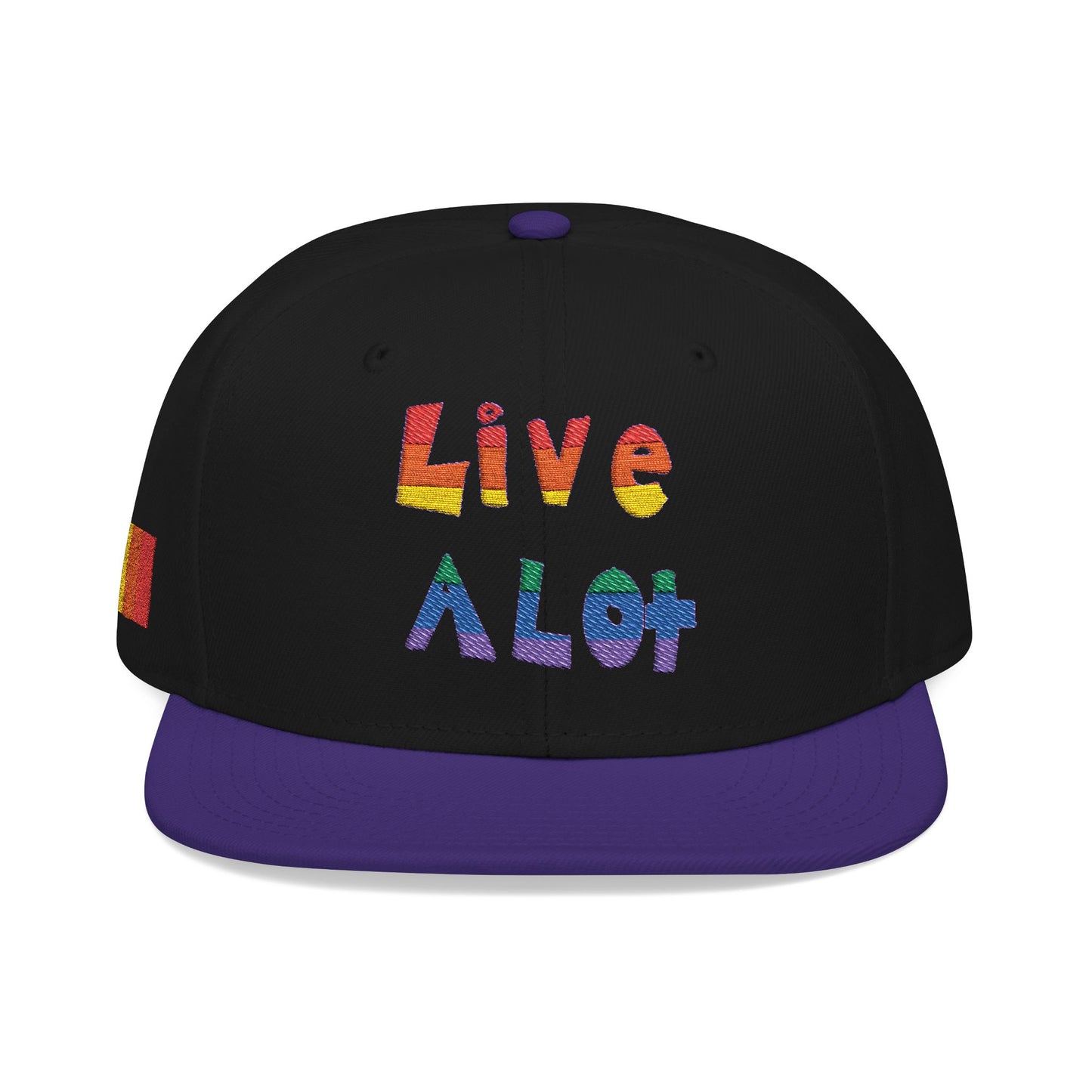 LIVE A LOT – Rainbow / Pride Edition Snapback (multiple color options)