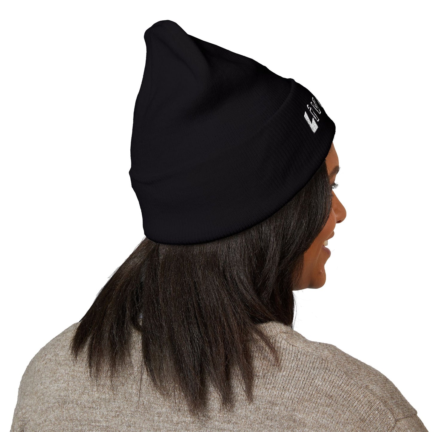 LIVE A LOT - Embroidered Beanie – WHITE (various color options)