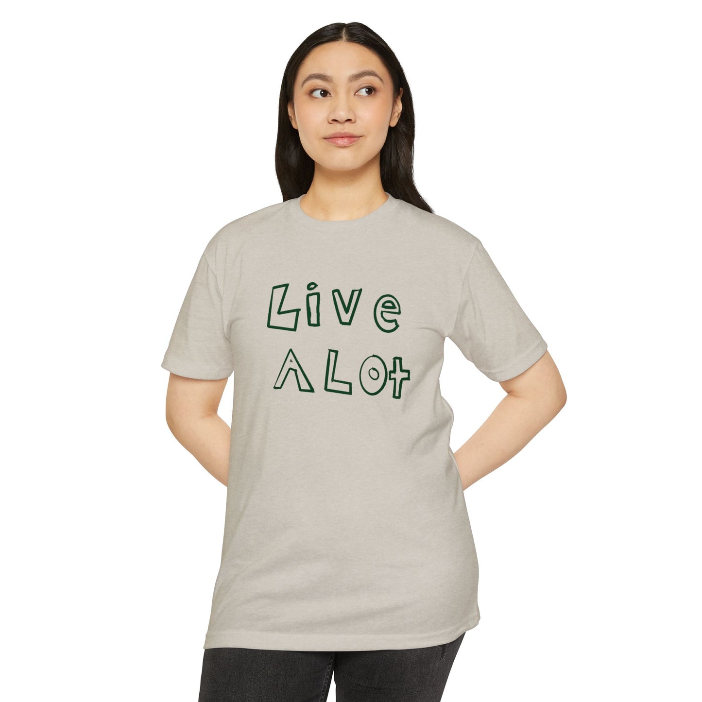 Live A Lot - CVC Jersey Tee (Multiple Color Options)