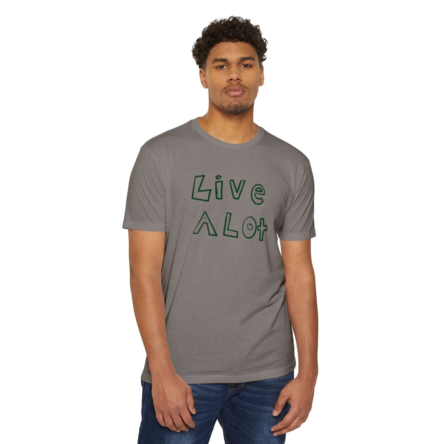 Live A Lot - CVC Jersey Tee (Multiple Color Options)