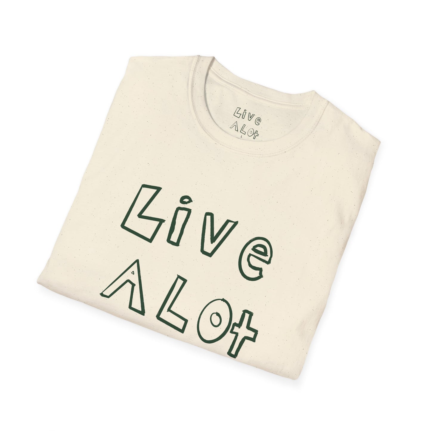 Live A Lot - Soft-Style Tee (Multiple Color Options)